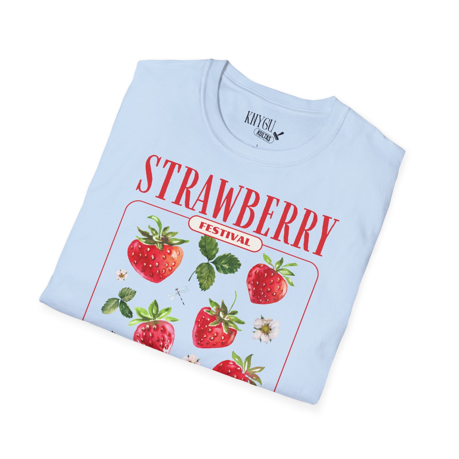 „Strawberry Festival“ unisex marškinėliai