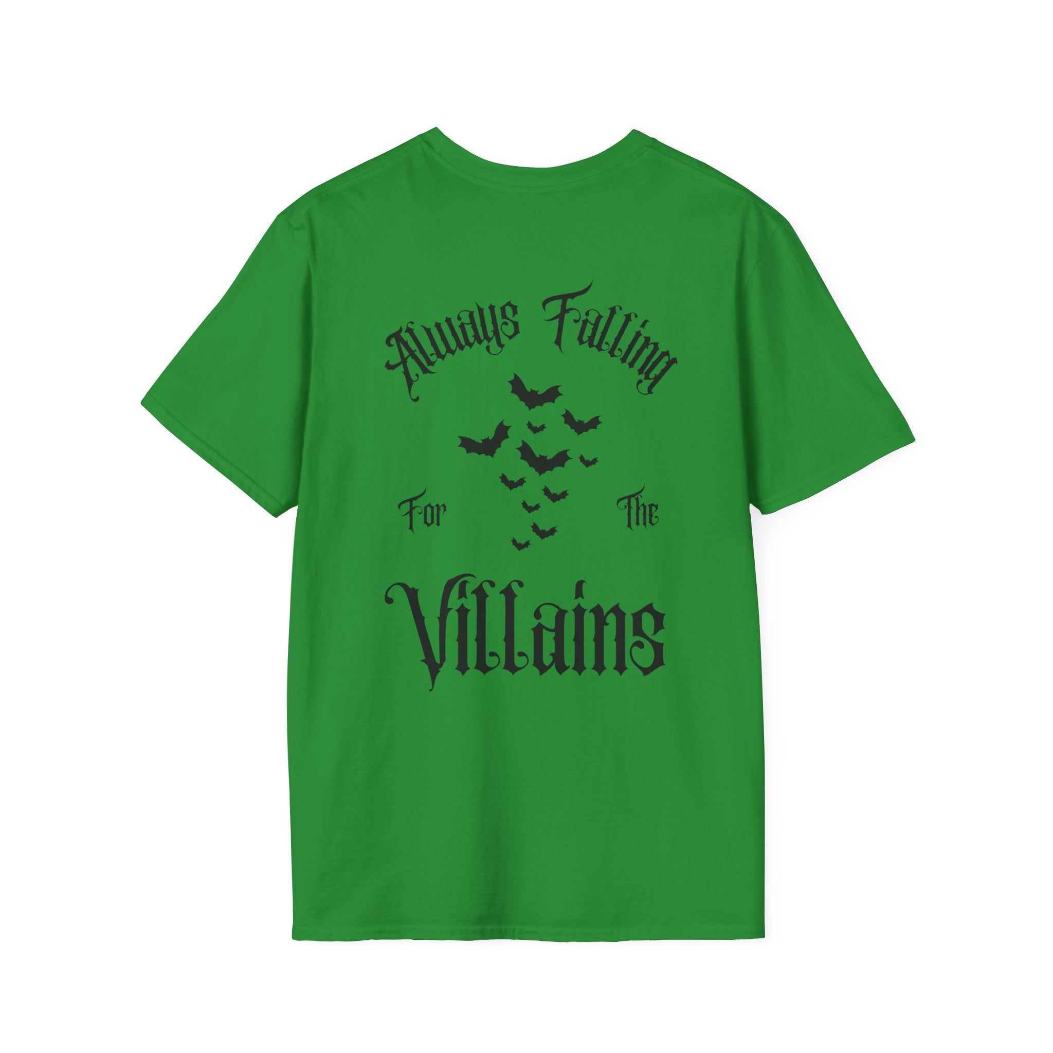 "Always Falling for the Villains" T-shirt