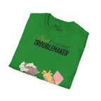 „Purrfessional Troublemaker“ unisex marškinėliai