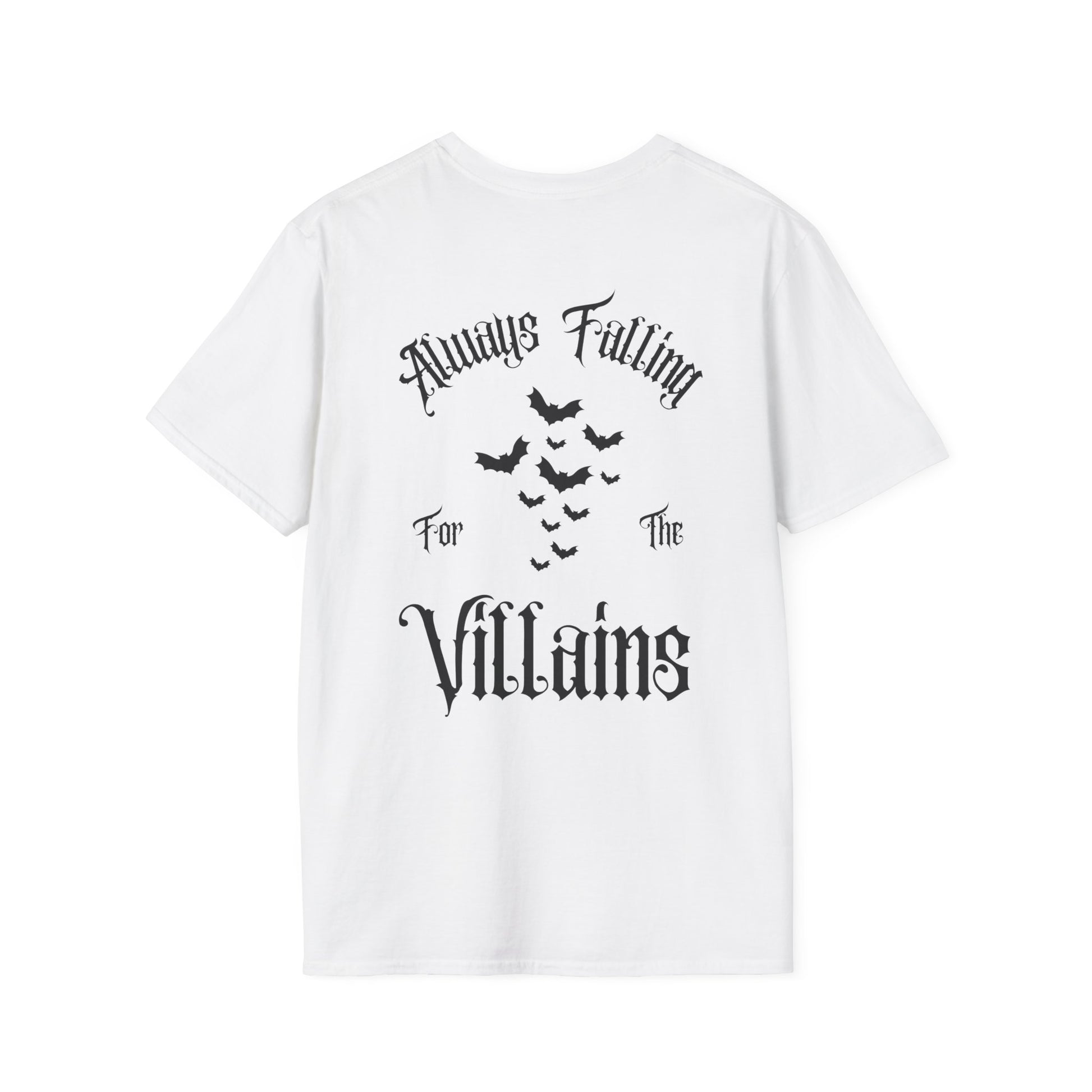 „Always Falling for the Villains“ marškinėliai