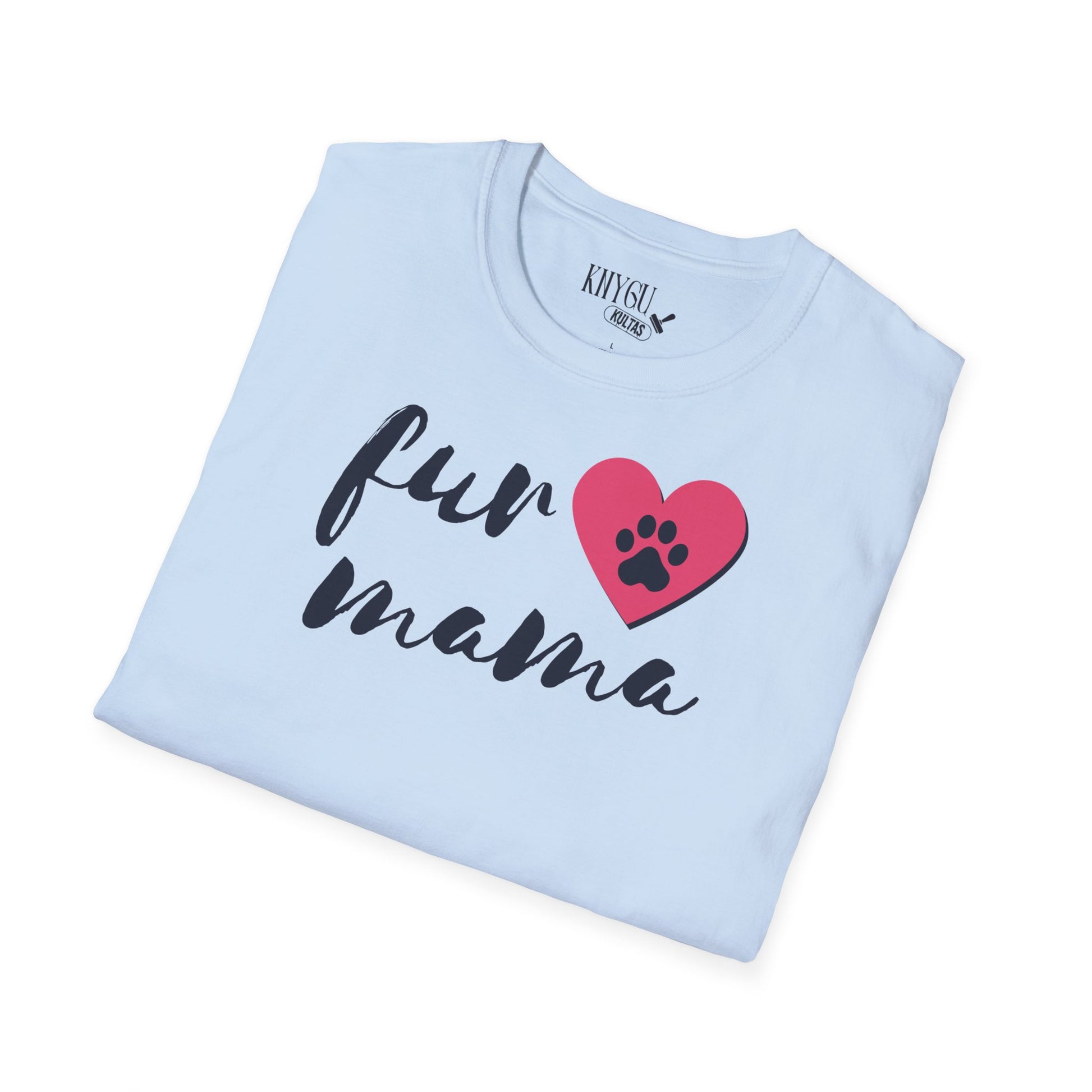 „Fur Mama“ marškinėliai gyvūnų mylėtojams