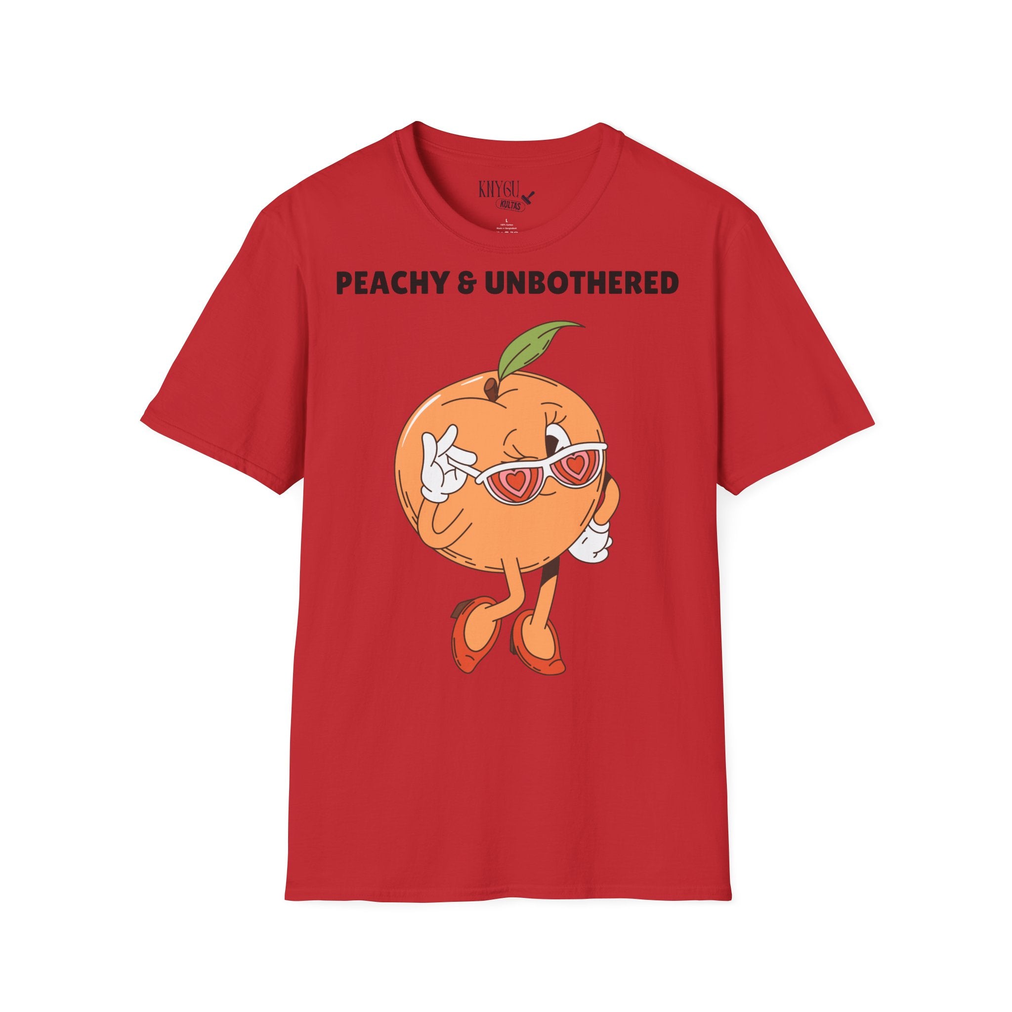 „Peachy & Unbothered“ marškinėliai