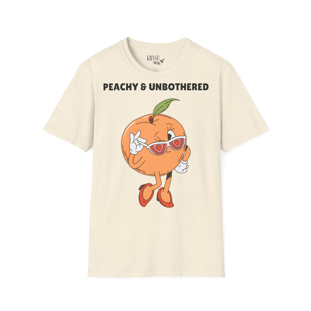 „Peachy & Unbothered“ marškinėliai