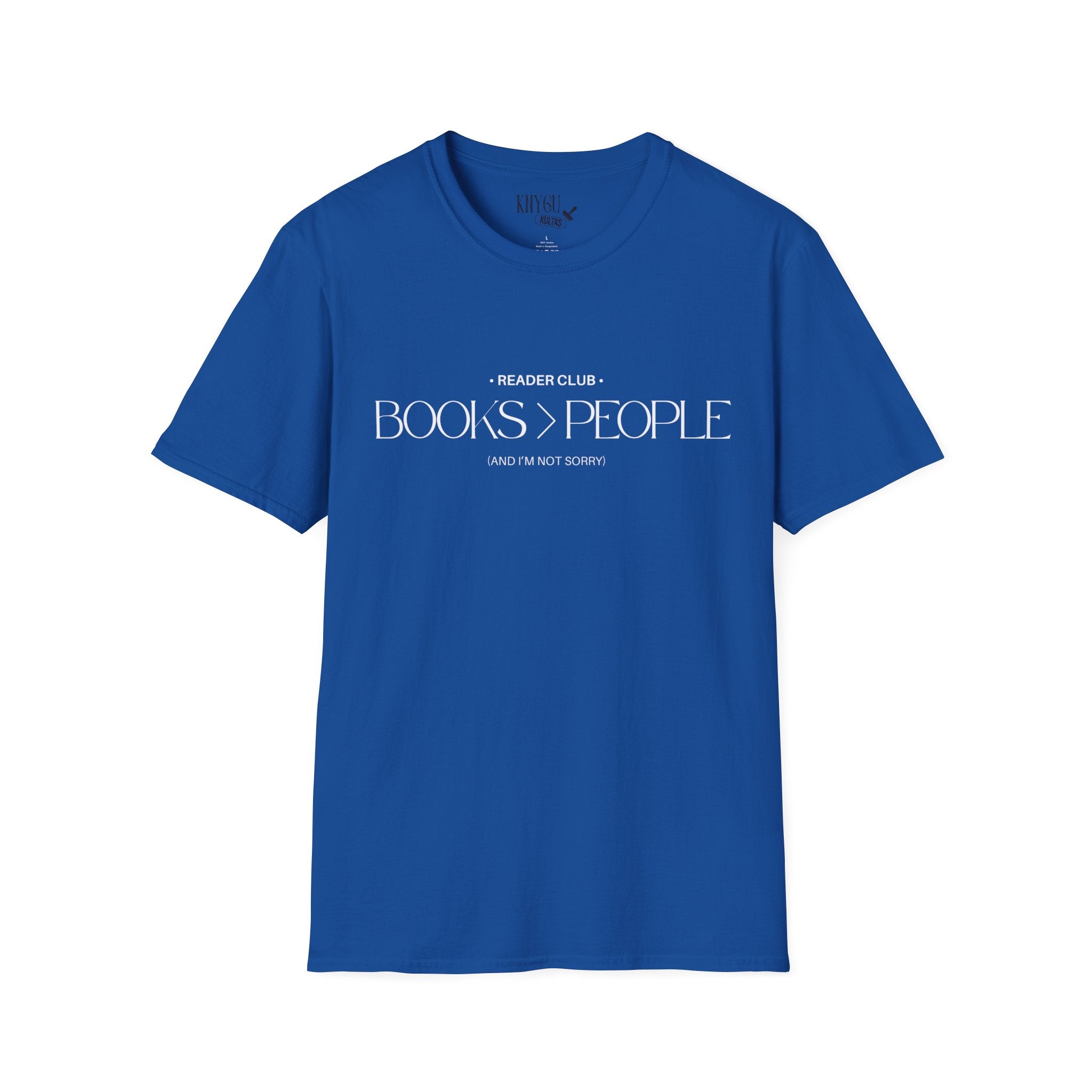 "Books > People" unisex t-shirt 