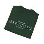 "Books > People" unisex t-shirt 