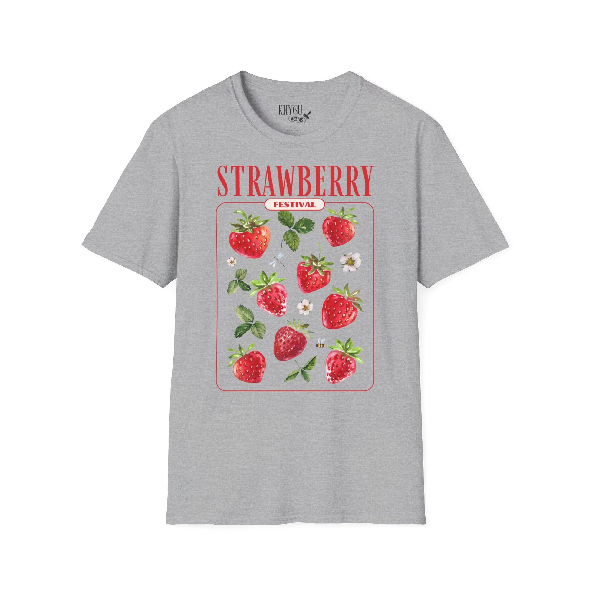 „Strawberry Festival“ unisex marškinėliai