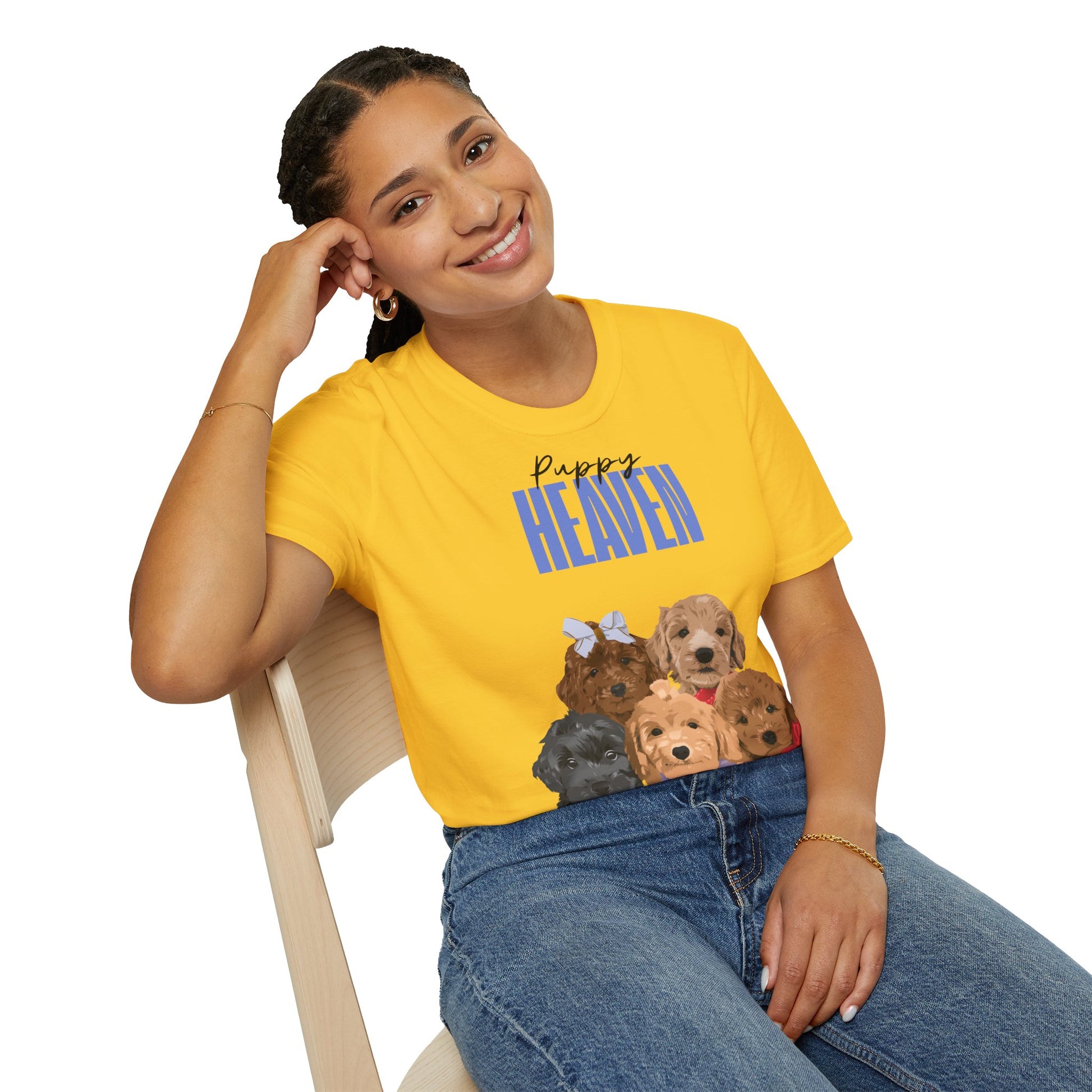 „Puppy Heaven“ unisex marškinėliai