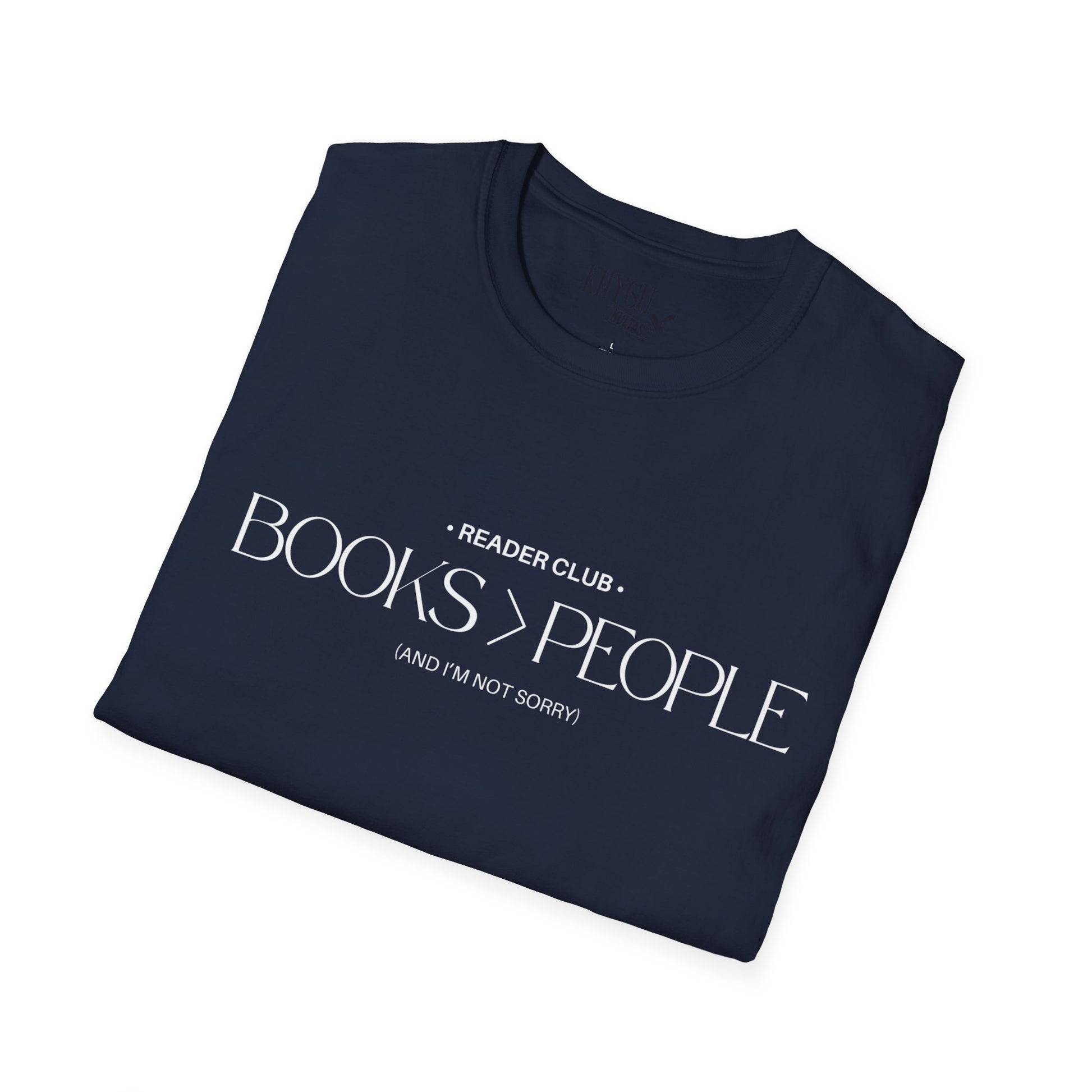 „Books > People“ unisex marškinėliai