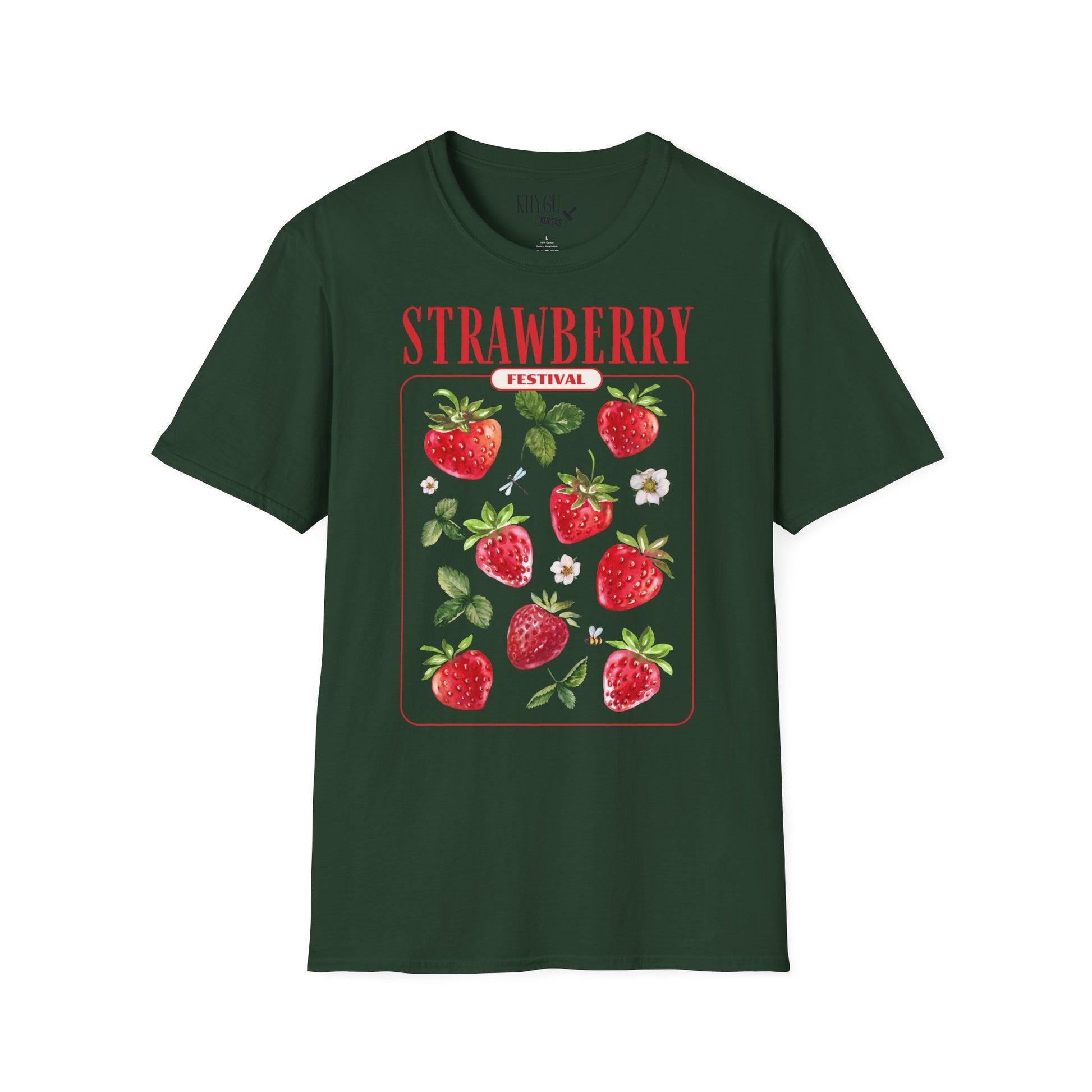 „Strawberry Festival“ unisex marškinėliai