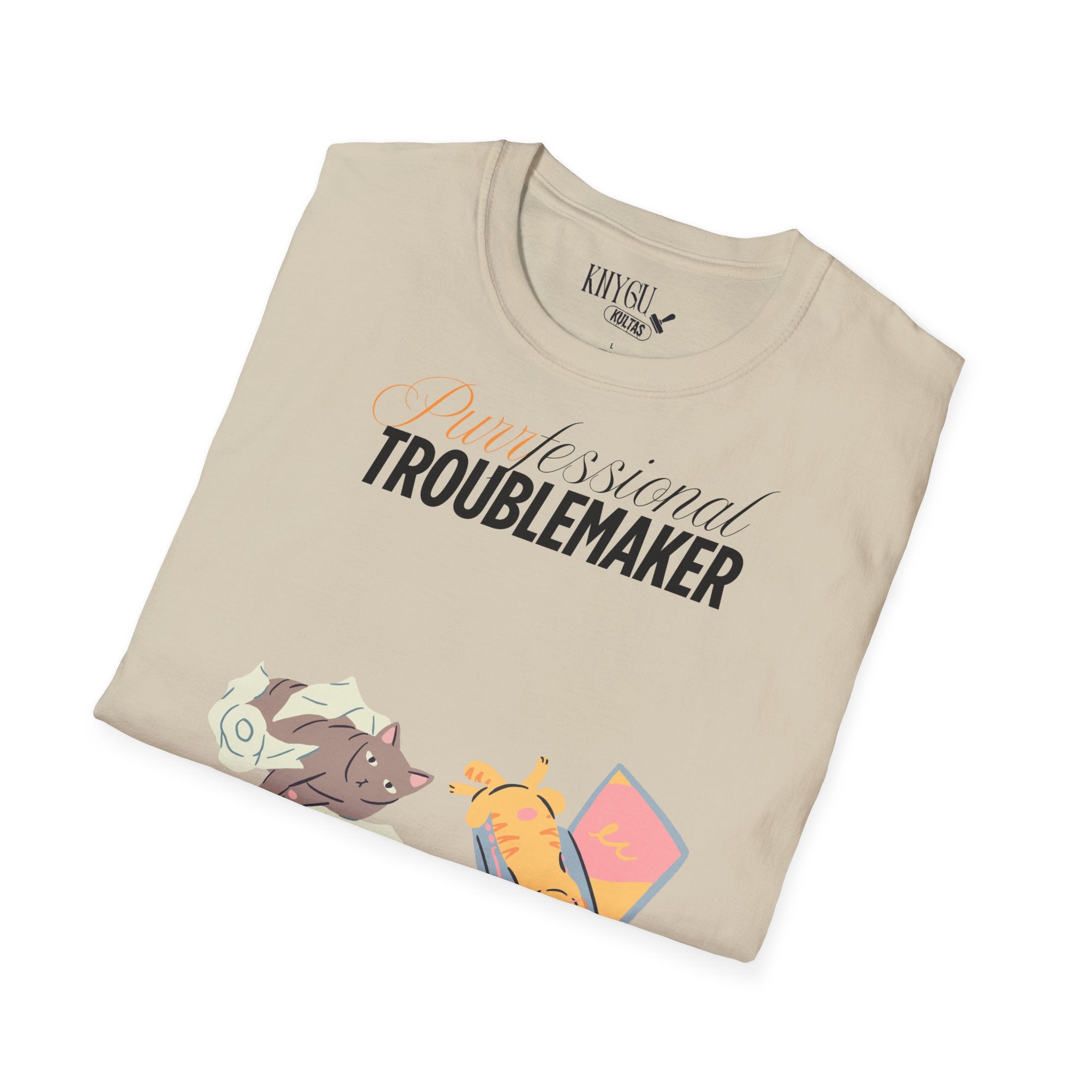 Purrfessional Troublemaker Unisex T-Shirt