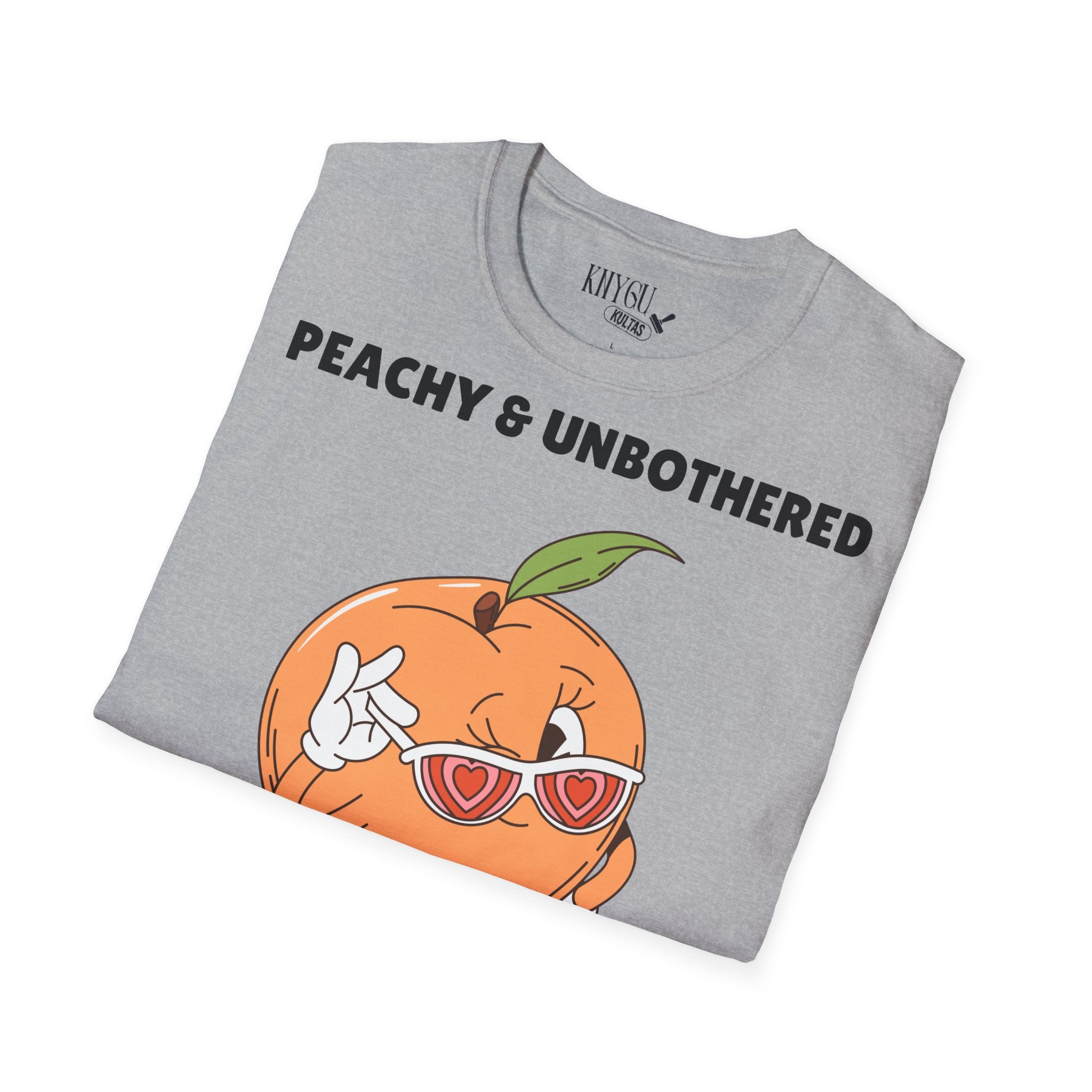 „Peachy & Unbothered“ marškinėliai