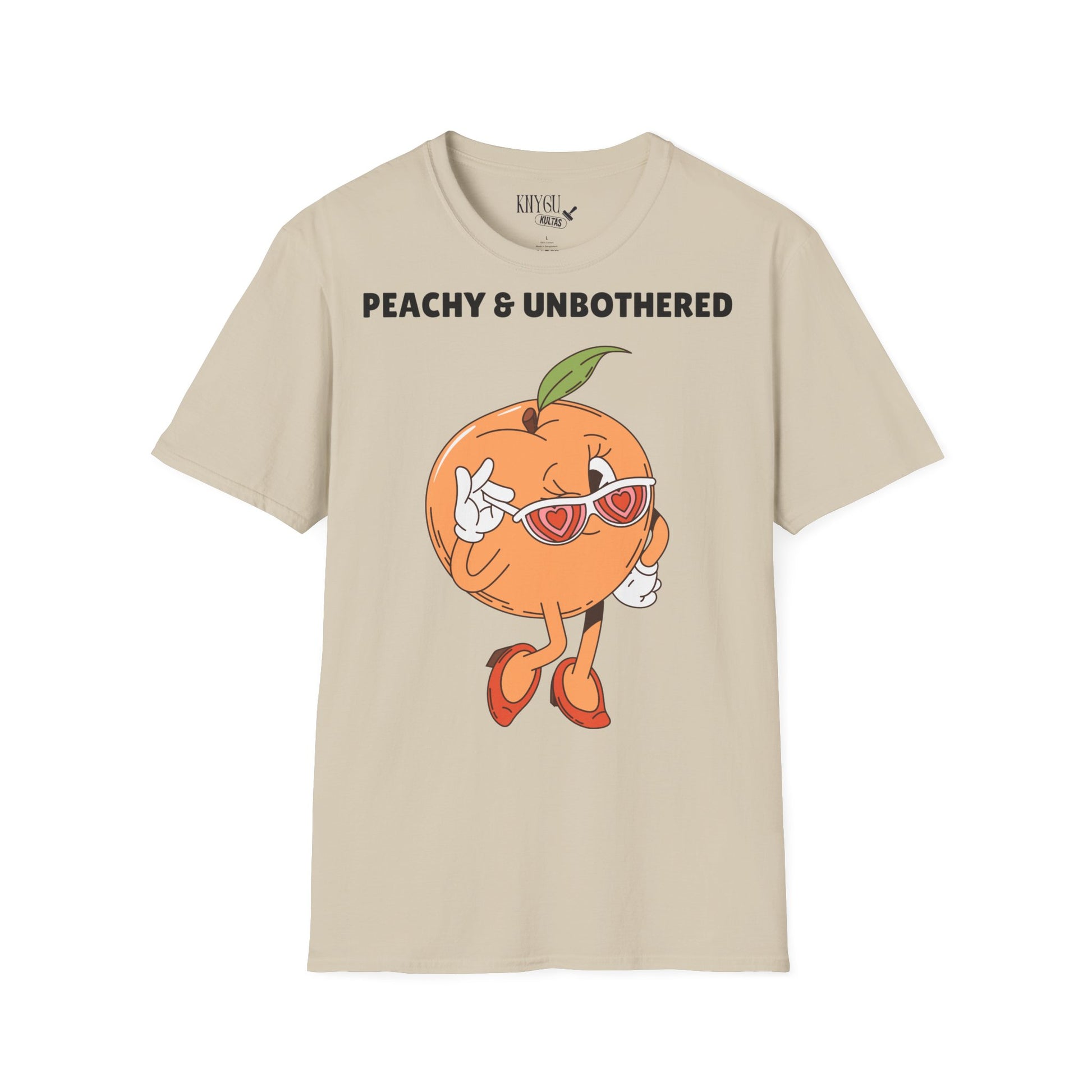 „Peachy & Unbothered“ marškinėliai