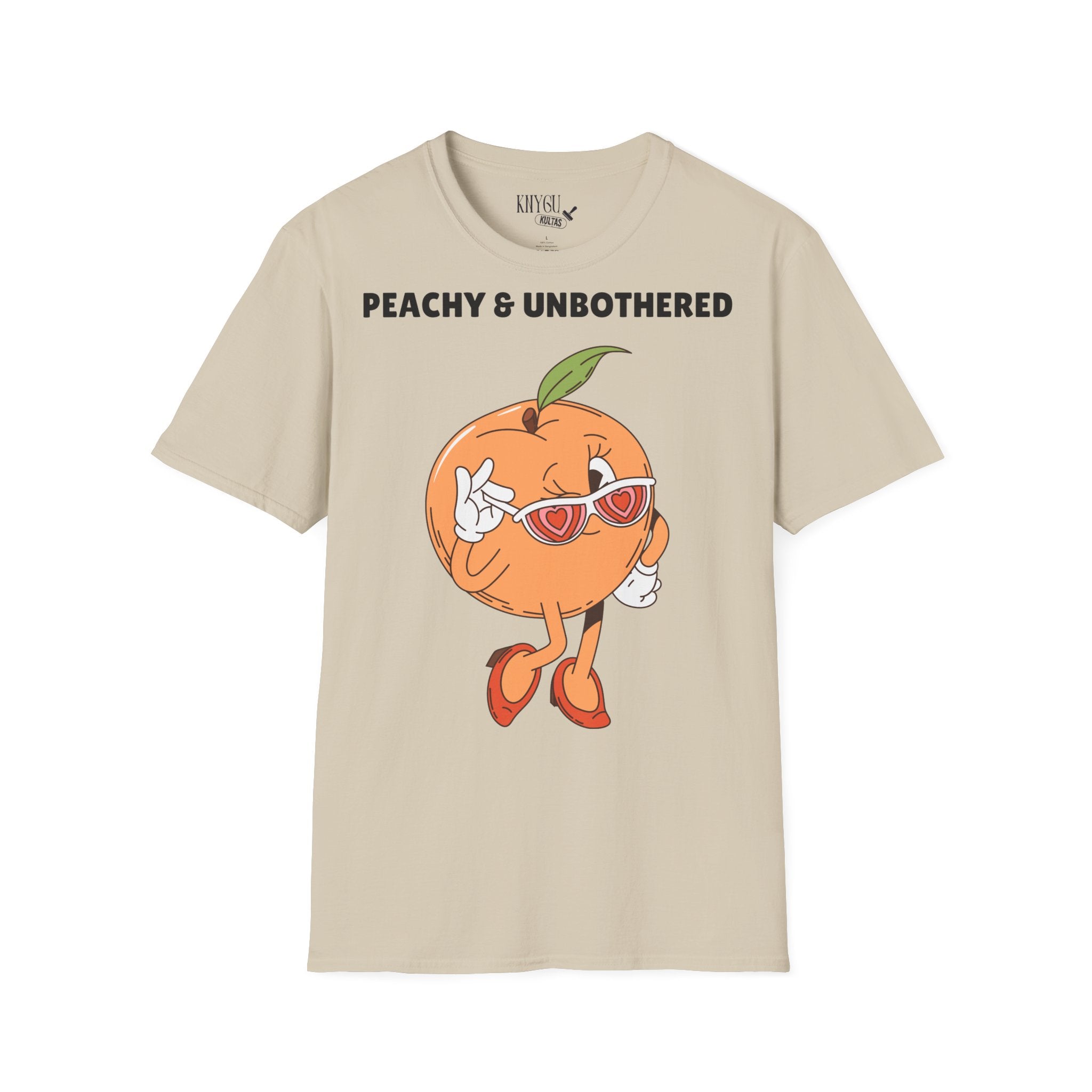 „Peachy & Unbothered“ marškinėliai