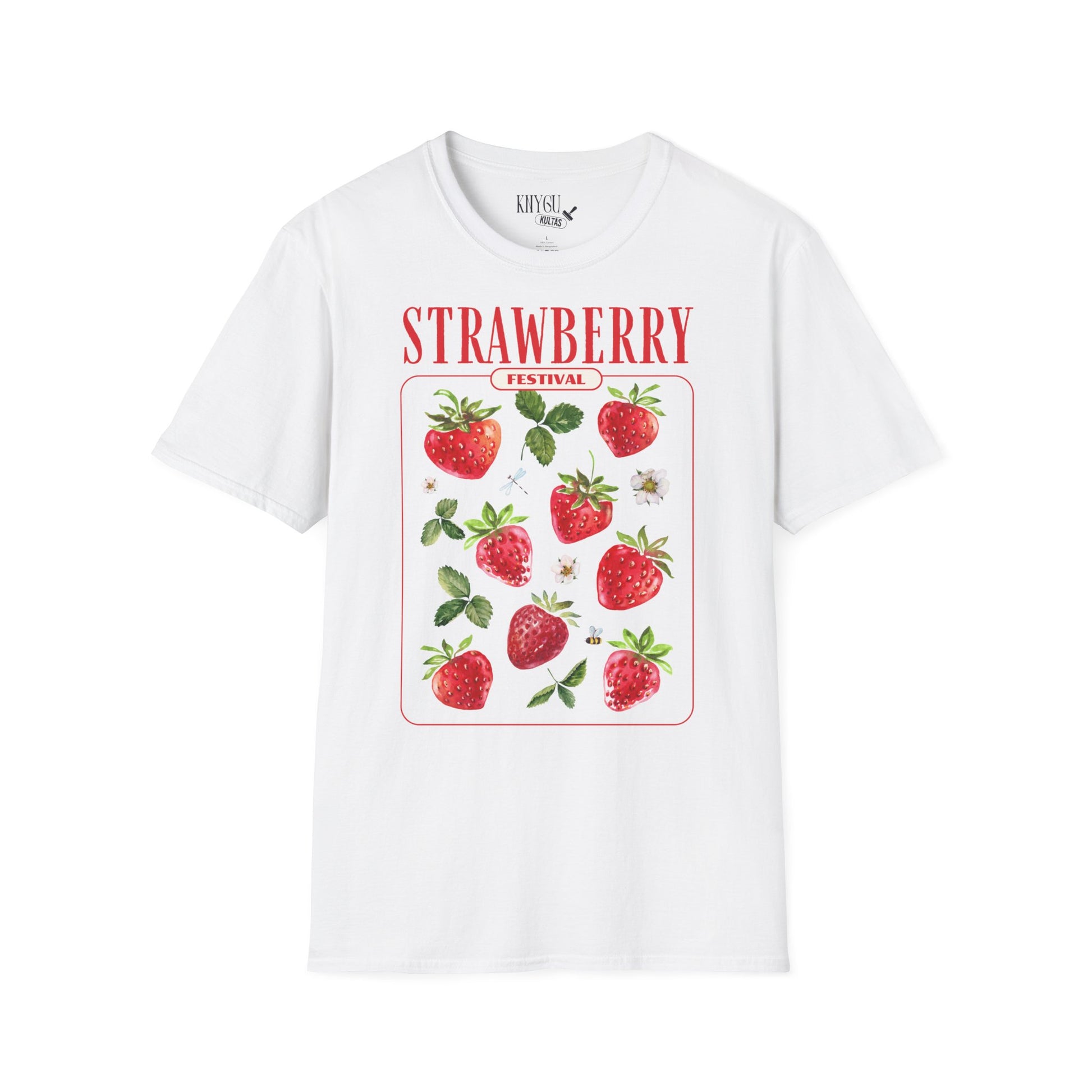 „Strawberry Festival“ unisex marškinėliai