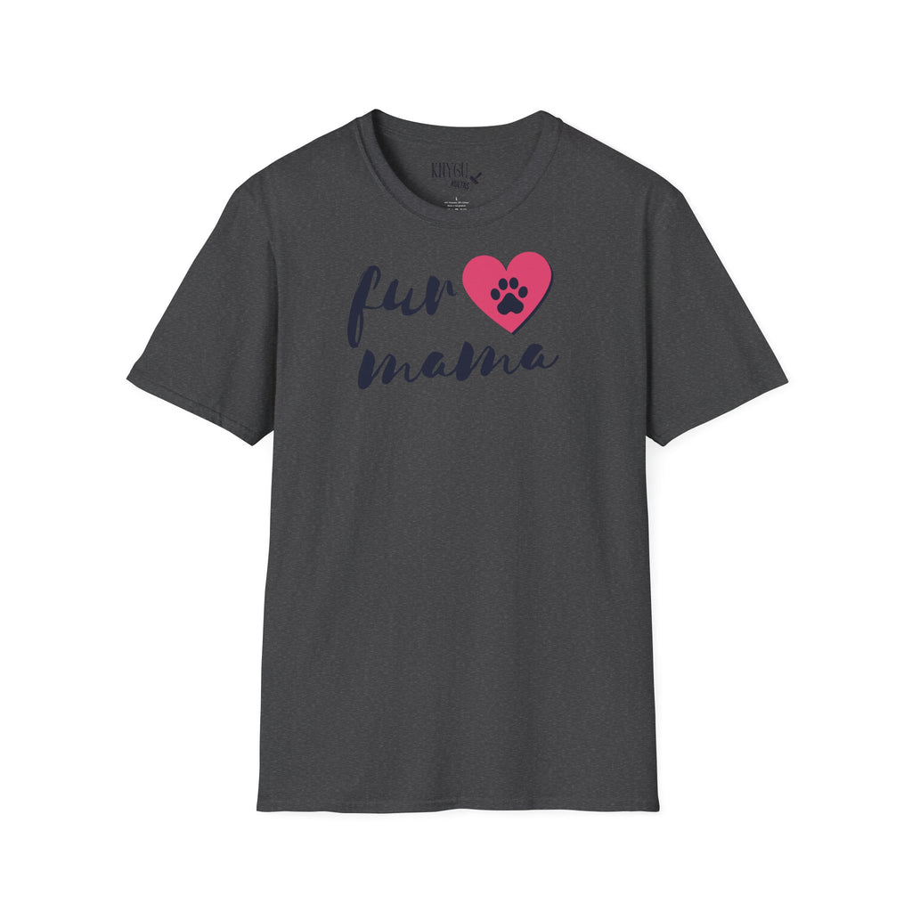 „Fur Mama“ marškinėliai gyvūnų mylėtojams