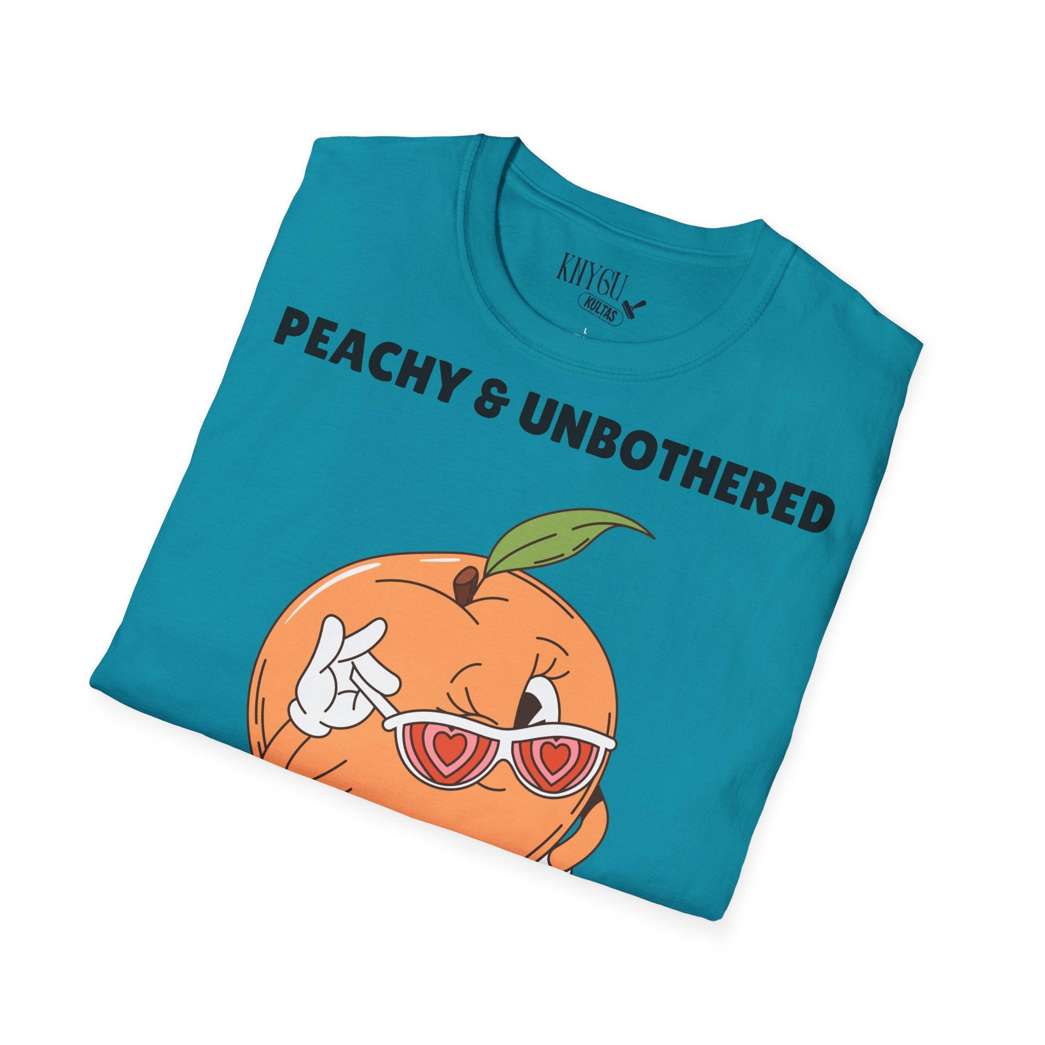 „Peachy & Unbothered“ marškinėliai
