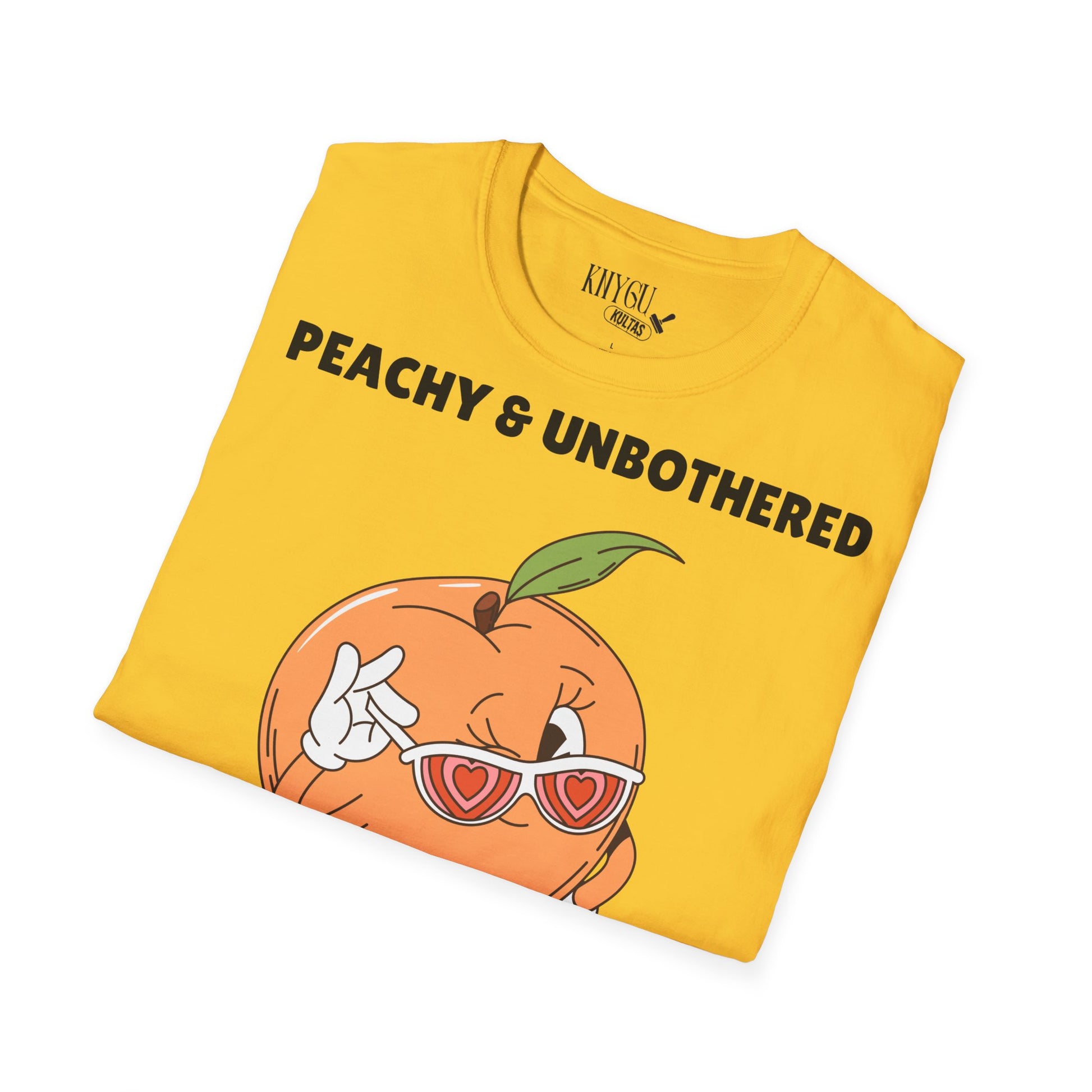 „Peachy & Unbothered“ marškinėliai