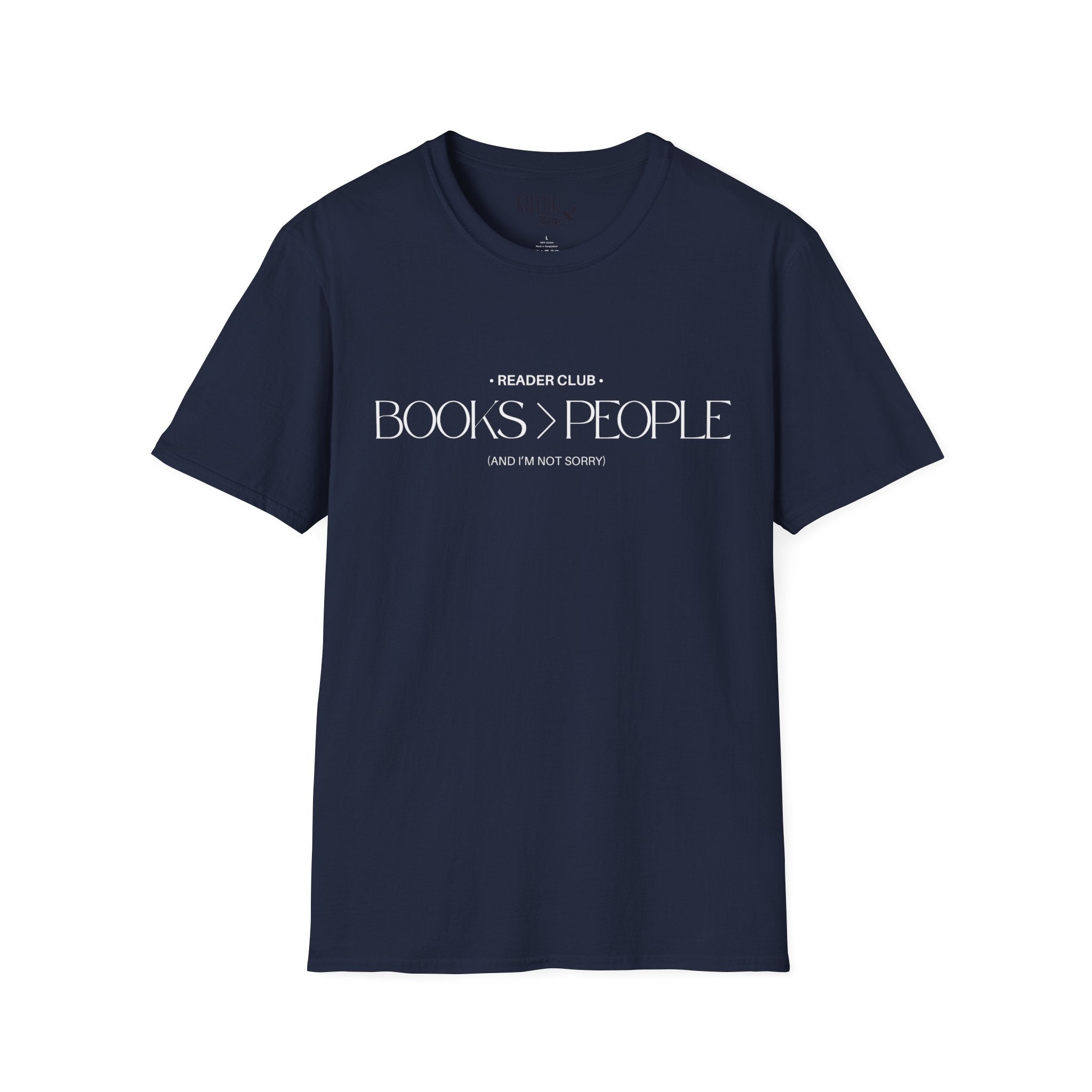 "Books > People" unisex t-shirt 