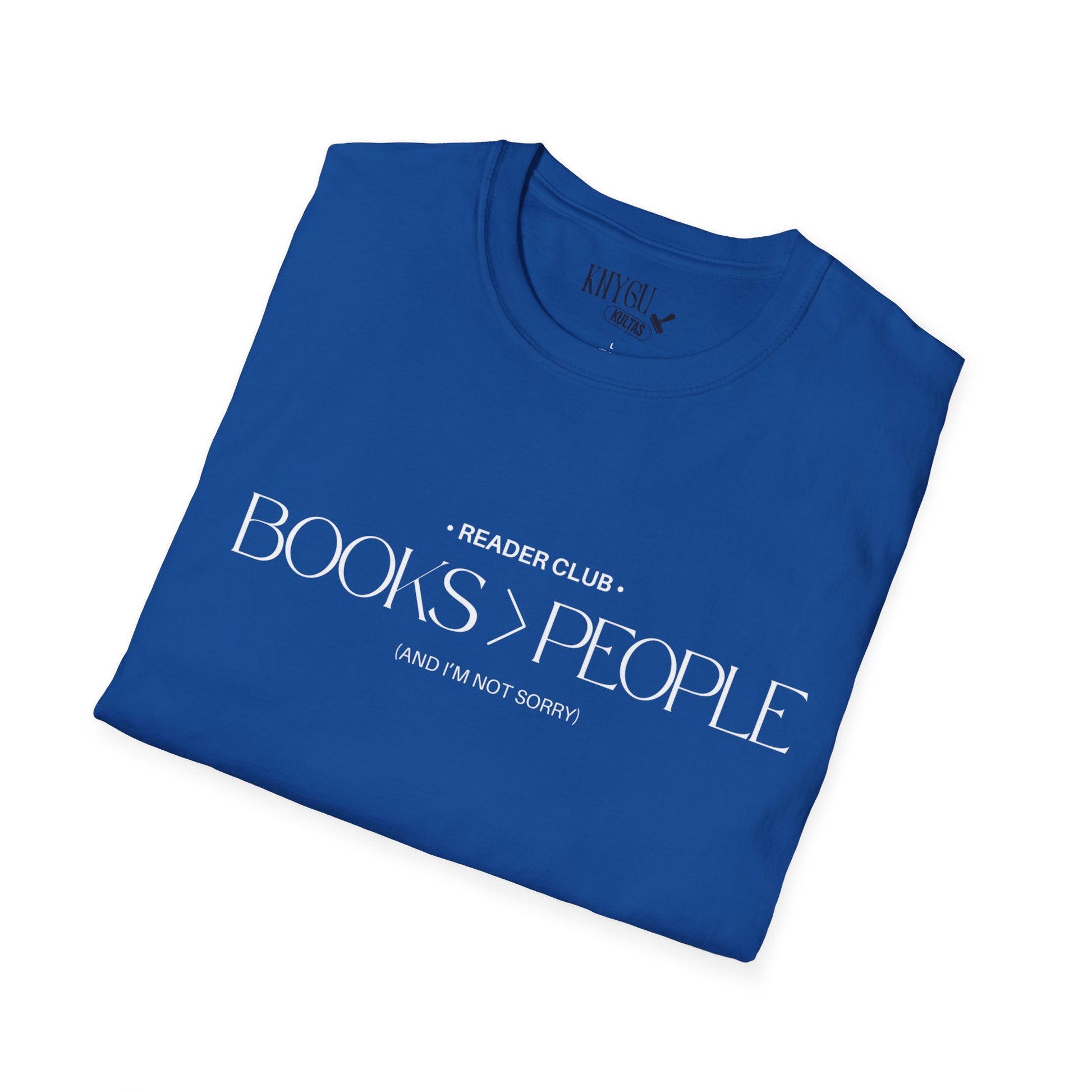 „Books > People“ unisex marškinėliai