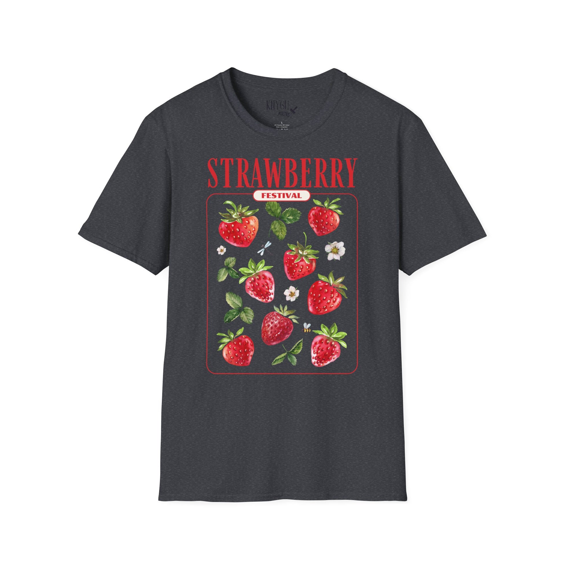 „Strawberry Festival“ unisex marškinėliai
