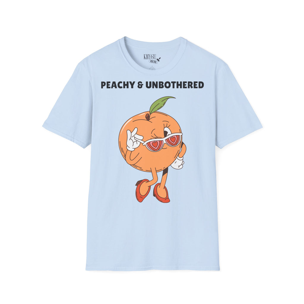 „Peachy & Unbothered“ marškinėliai