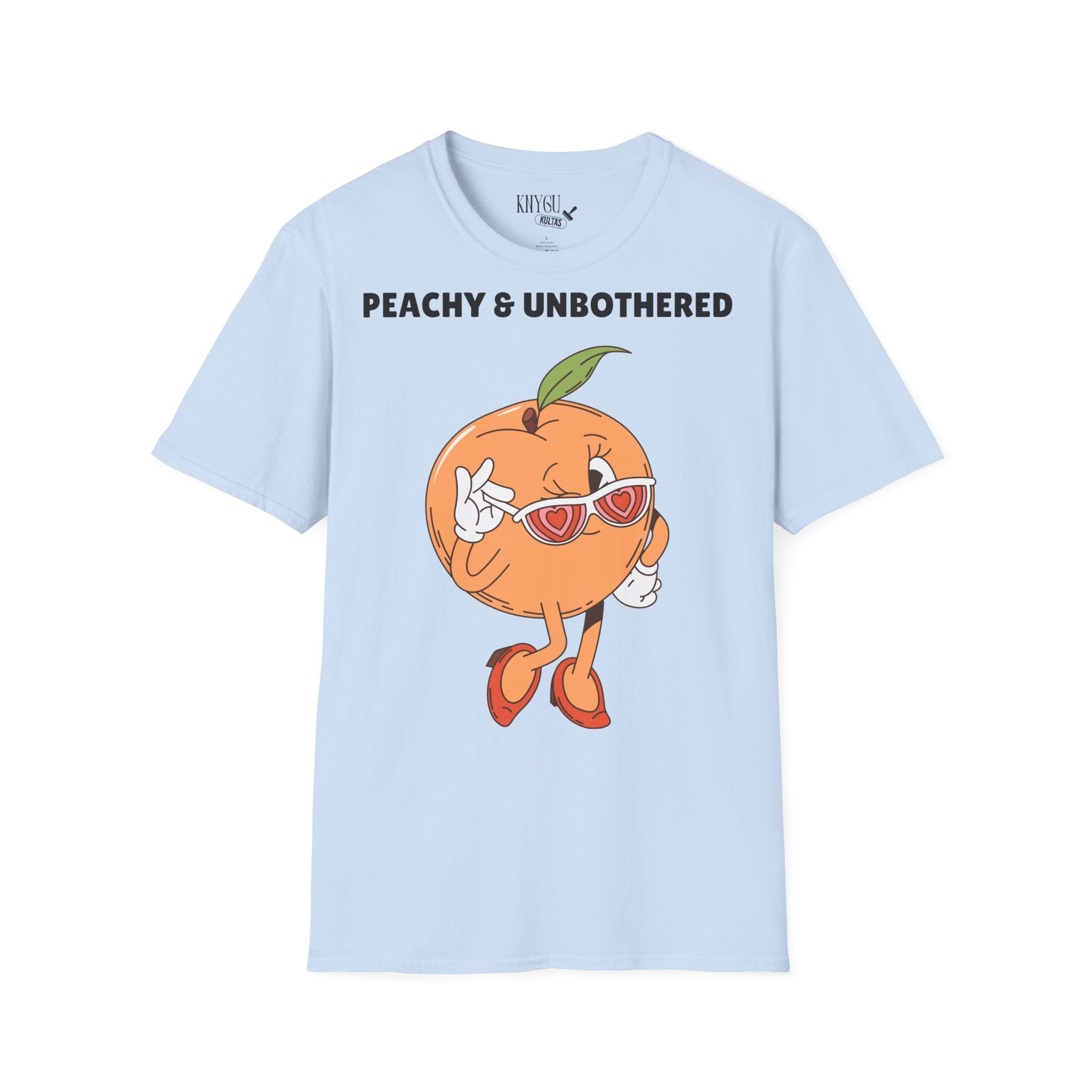 „Peachy & Unbothered“ marškinėliai