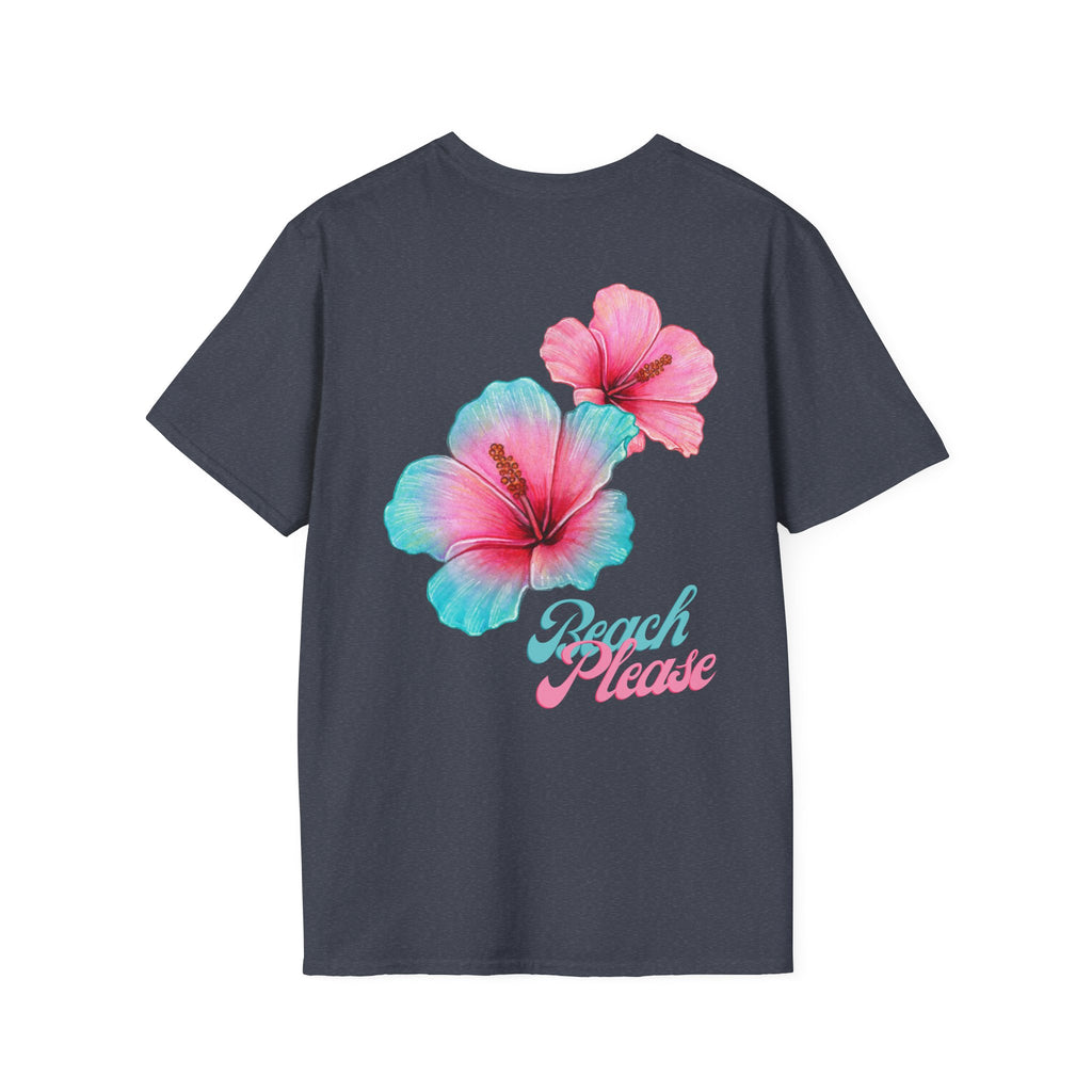 Beach Please floral print T-shirt
