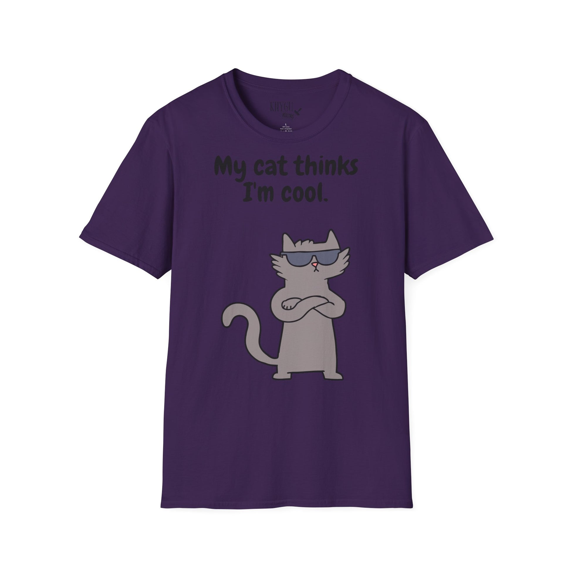 „My Cat Thinks I’m Cool.“ unisex marškinėliai