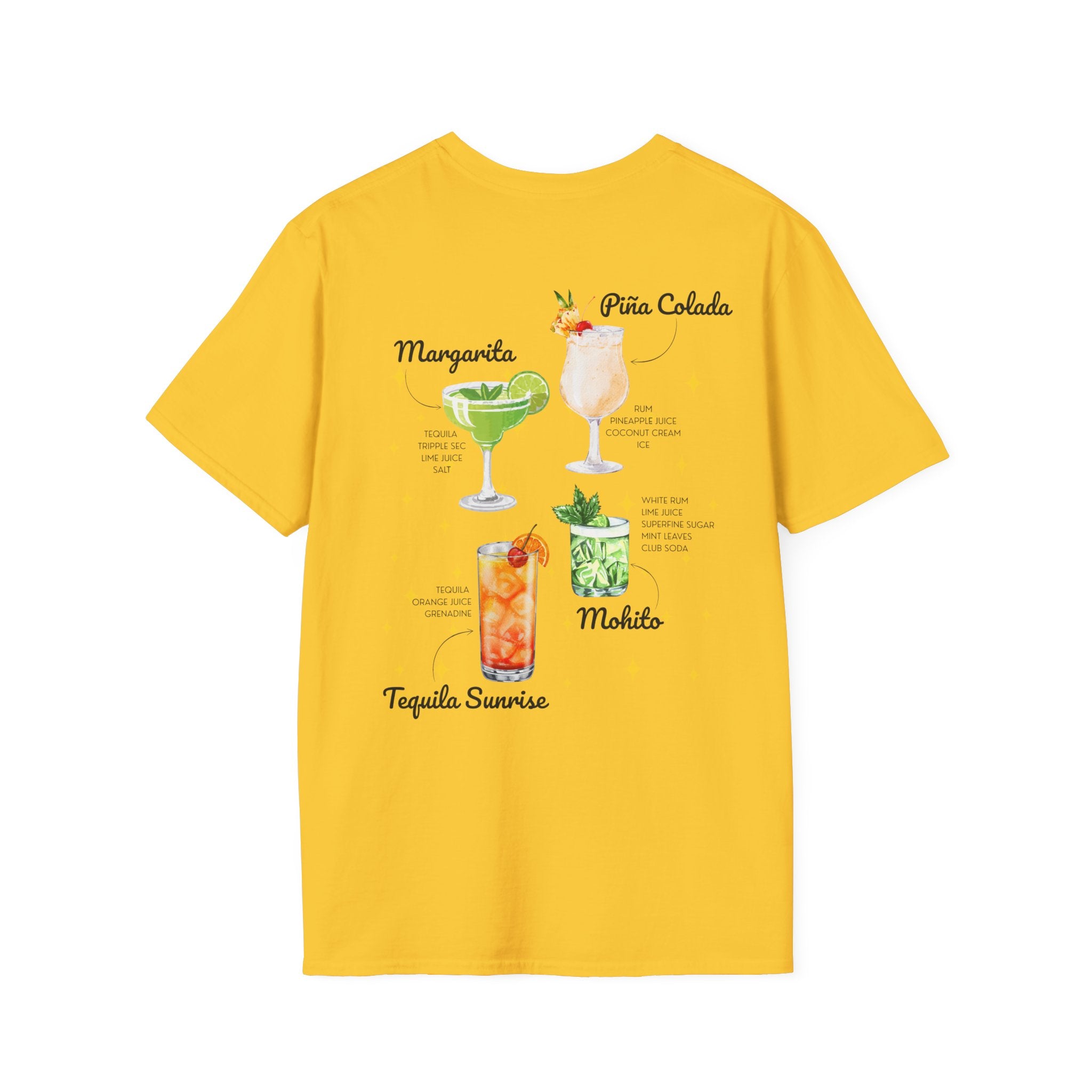 „Summer Cocktail“ unisex marškinėliai