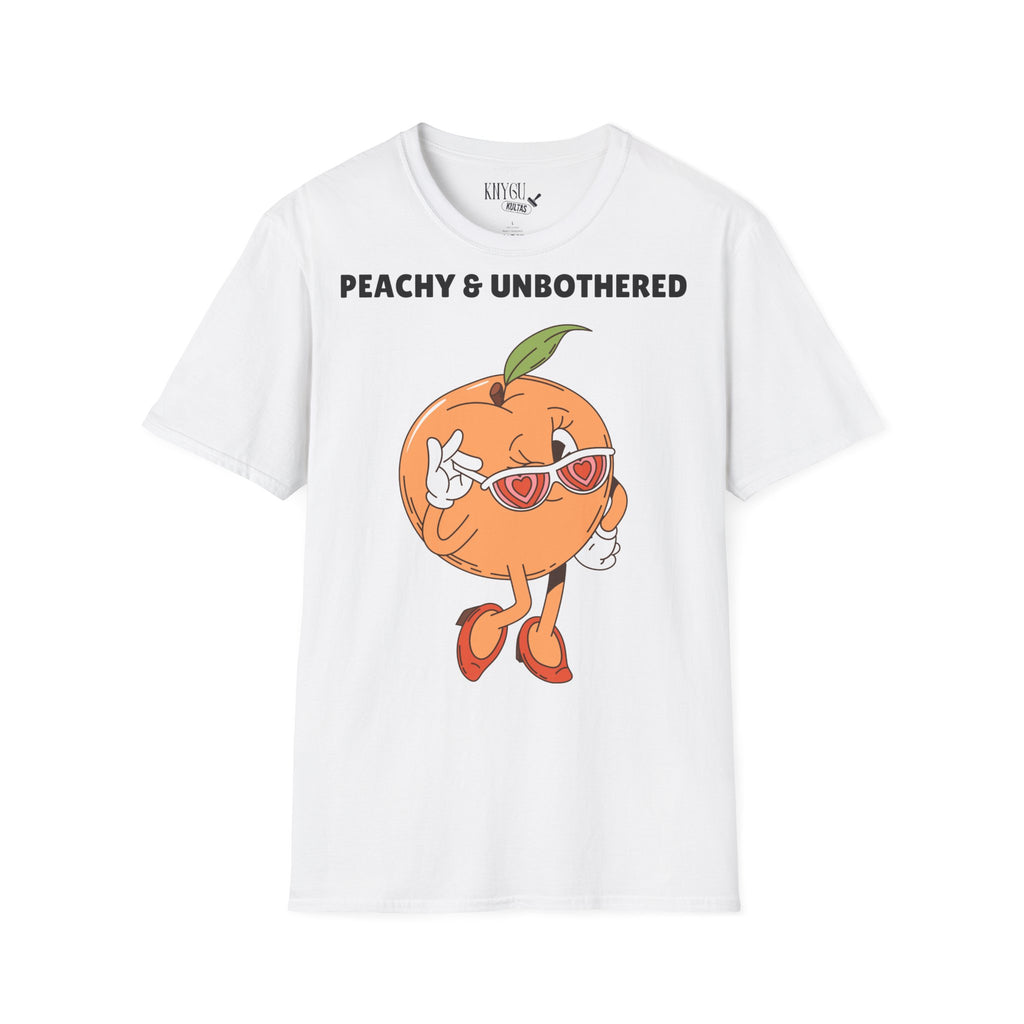 „Peachy & Unbothered“ marškinėliai