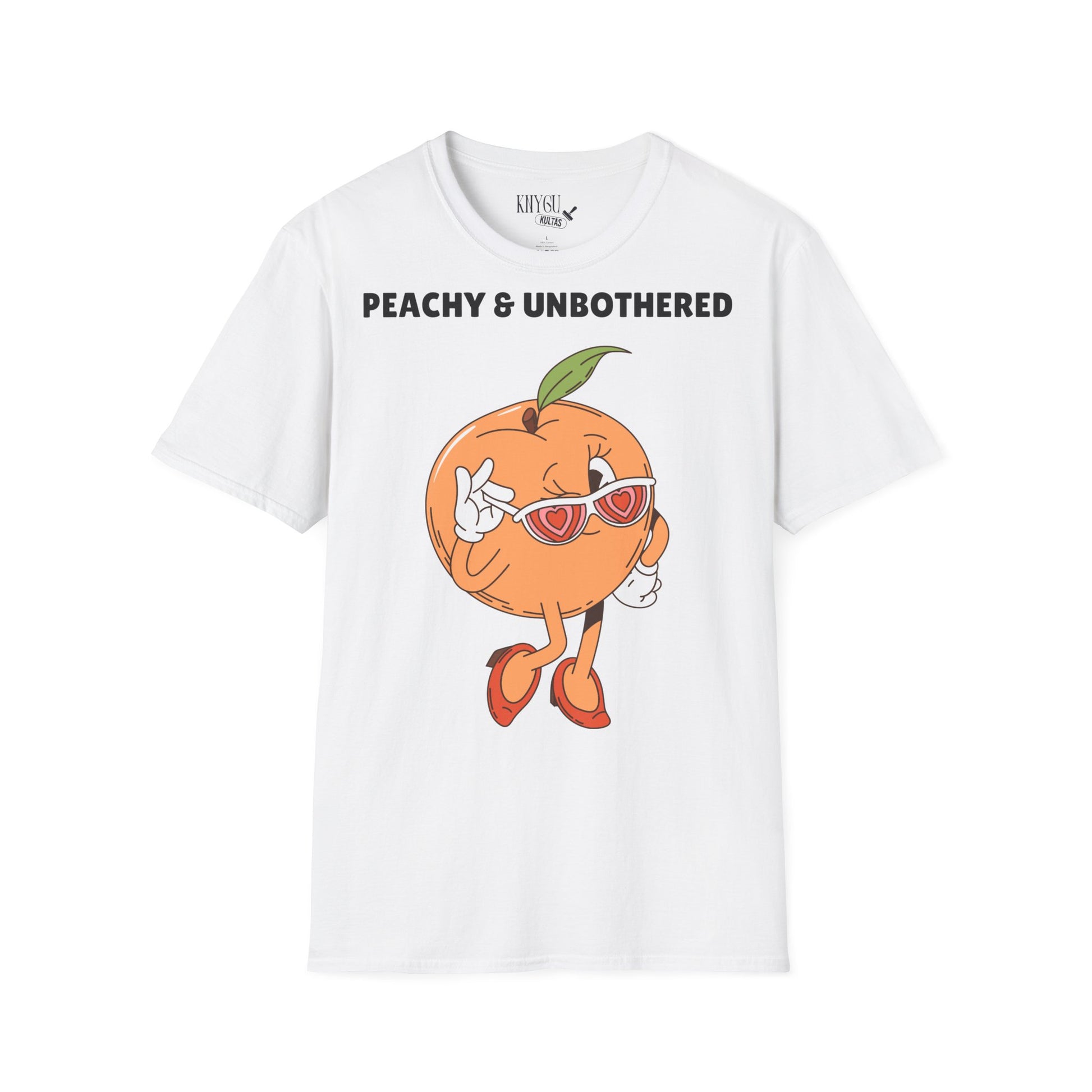 „Peachy & Unbothered“ marškinėliai