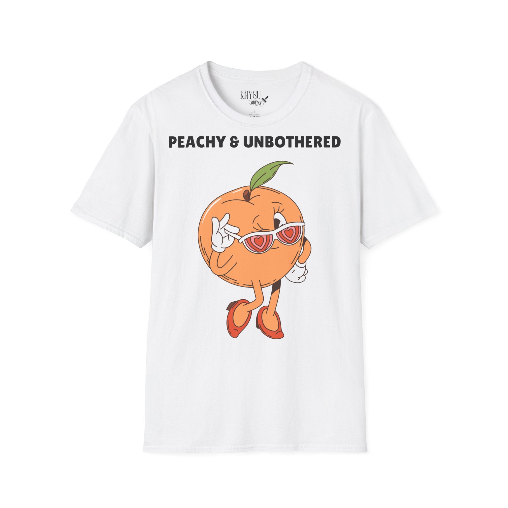 „Peachy & Unbothered“ marškinėliai