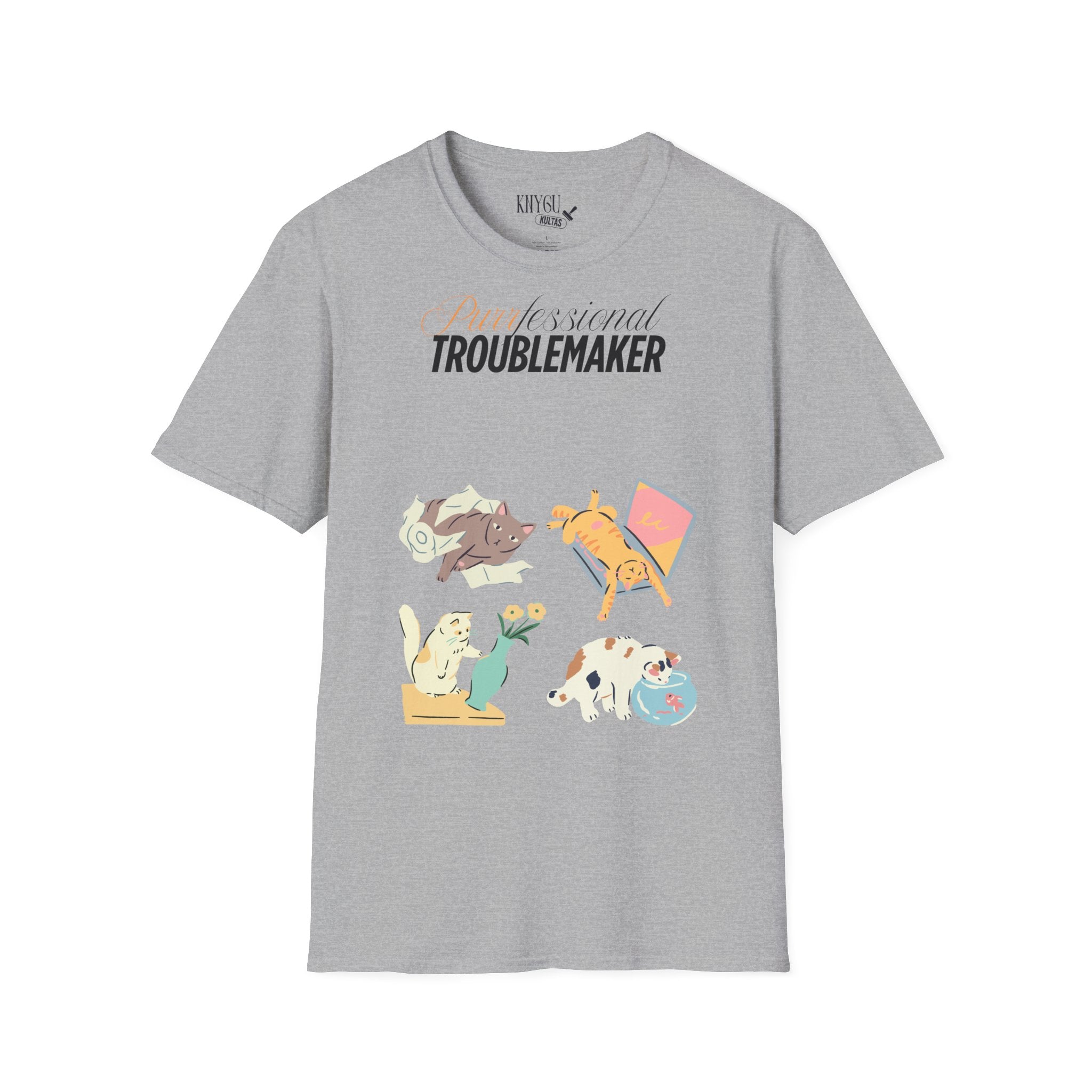 Purrfessional Troublemaker Unisex T-Shirt