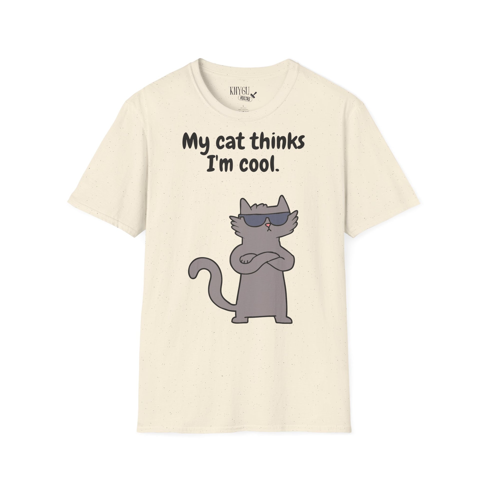 „My Cat Thinks I’m Cool.“ unisex marškinėliai