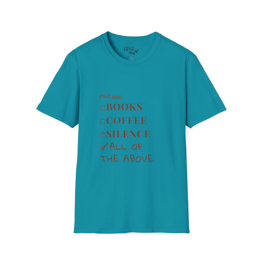 „Pick one:“ unisex marškinėliai