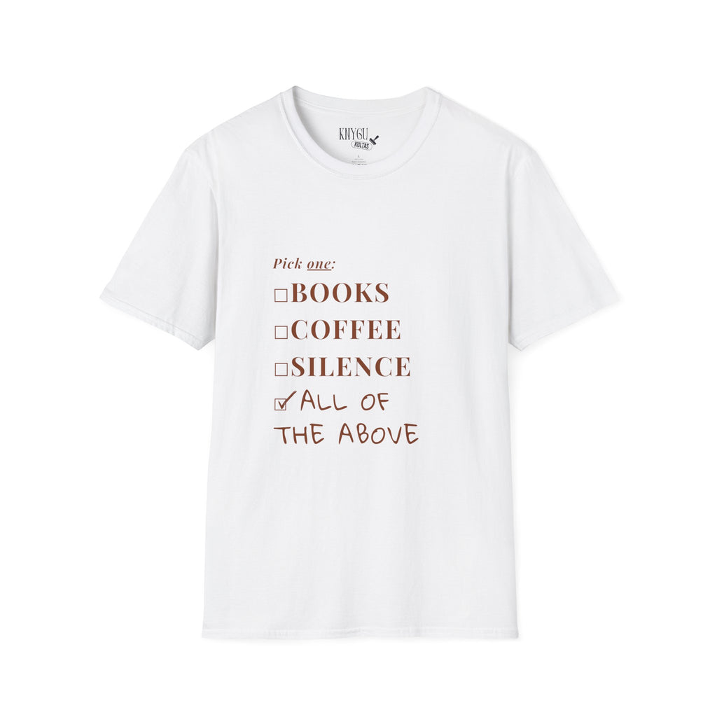 „Pick one:“ unisex marškinėliai