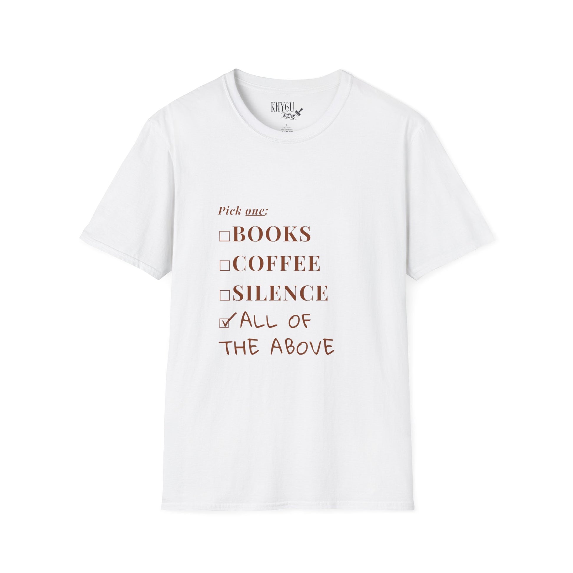 „Pick one:“ unisex marškinėliai