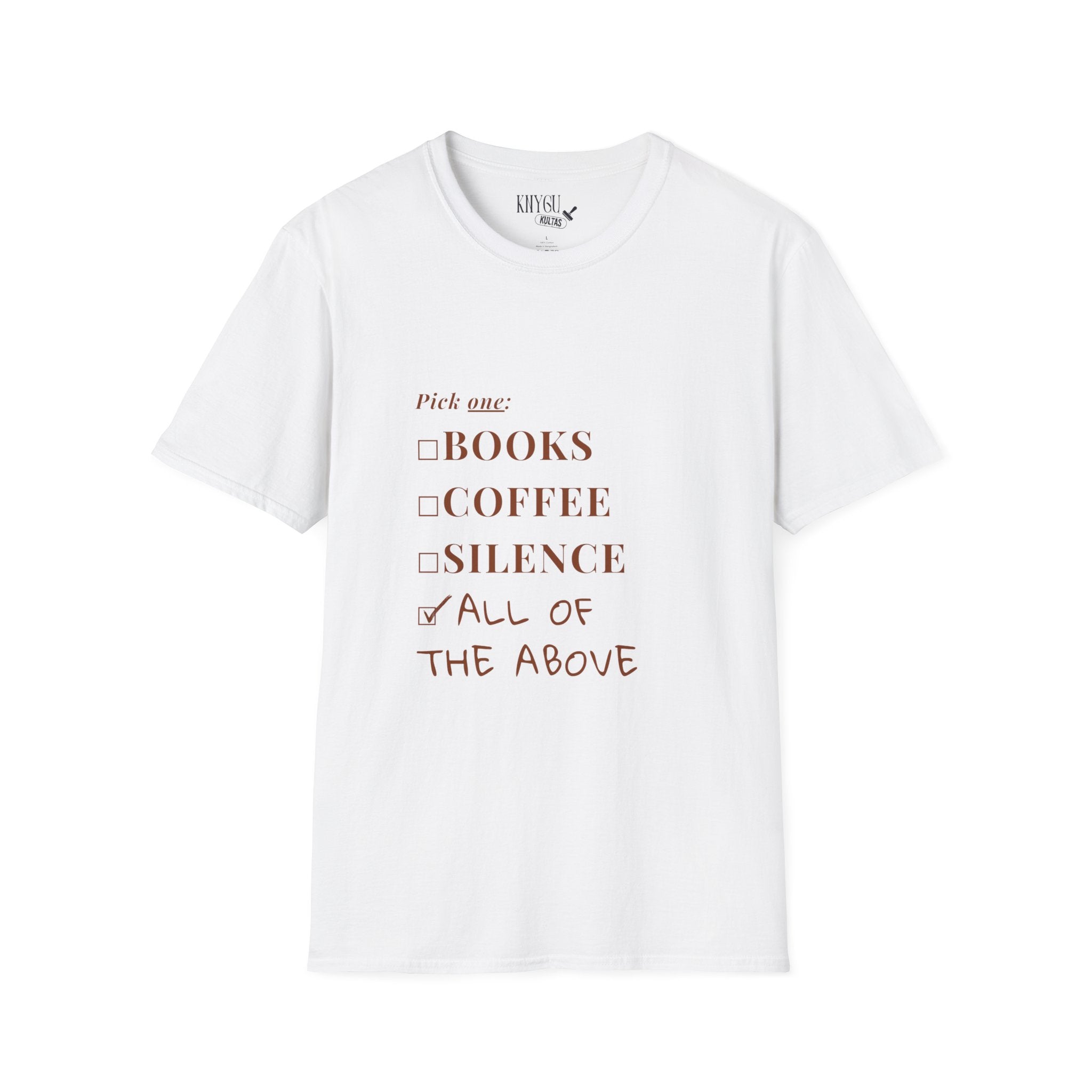 „Pick one:“ unisex marškinėliai