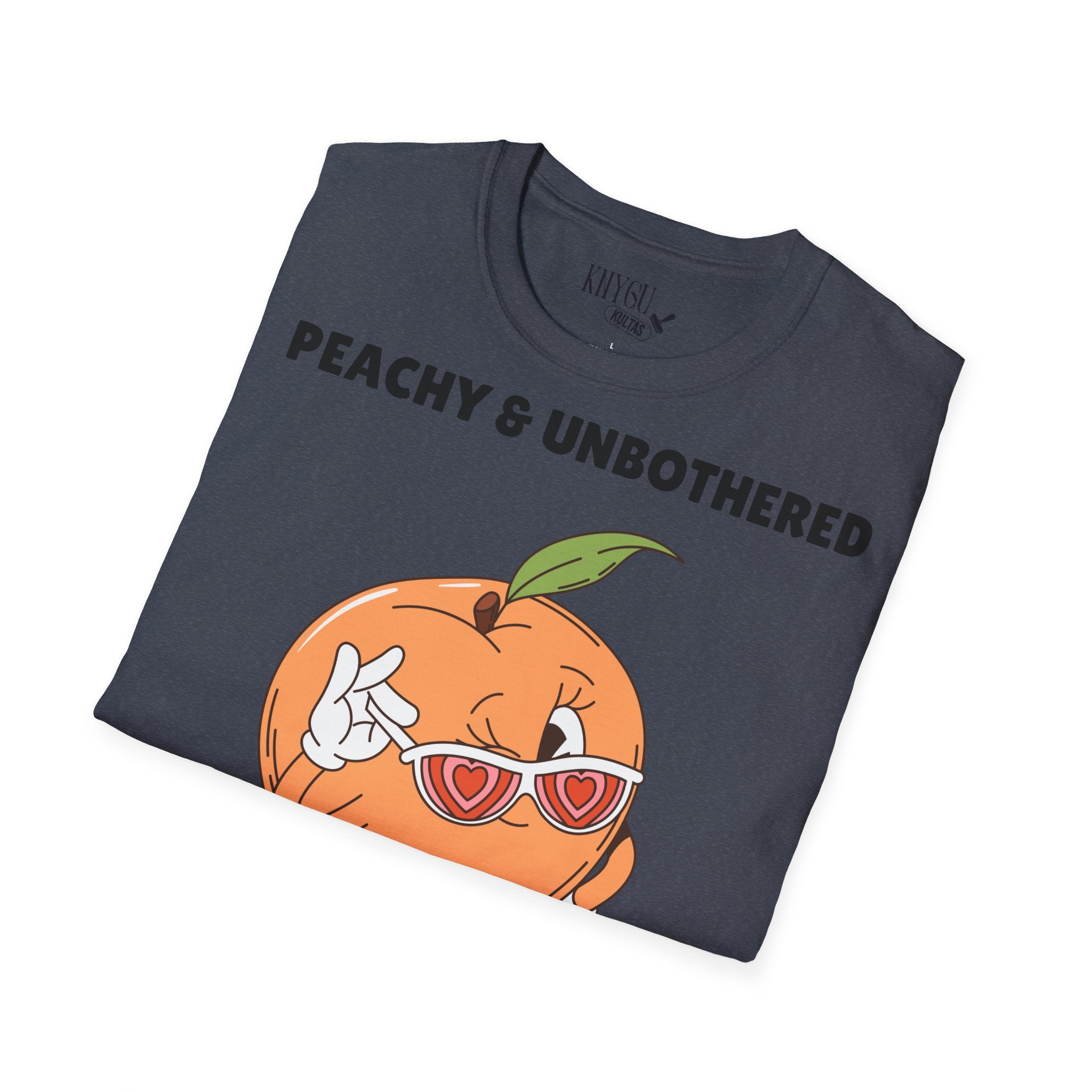 „Peachy & Unbothered“ marškinėliai