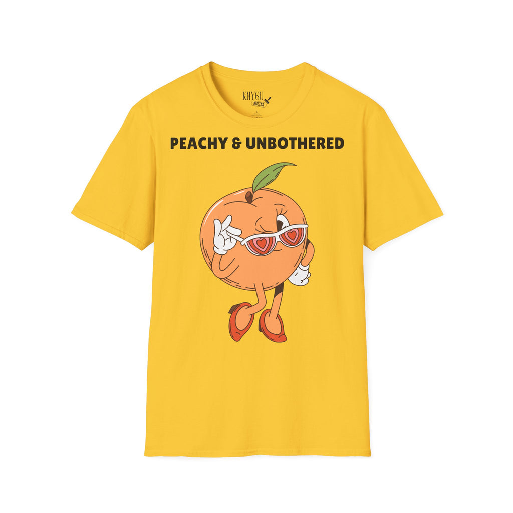 „Peachy & Unbothered“ marškinėliai