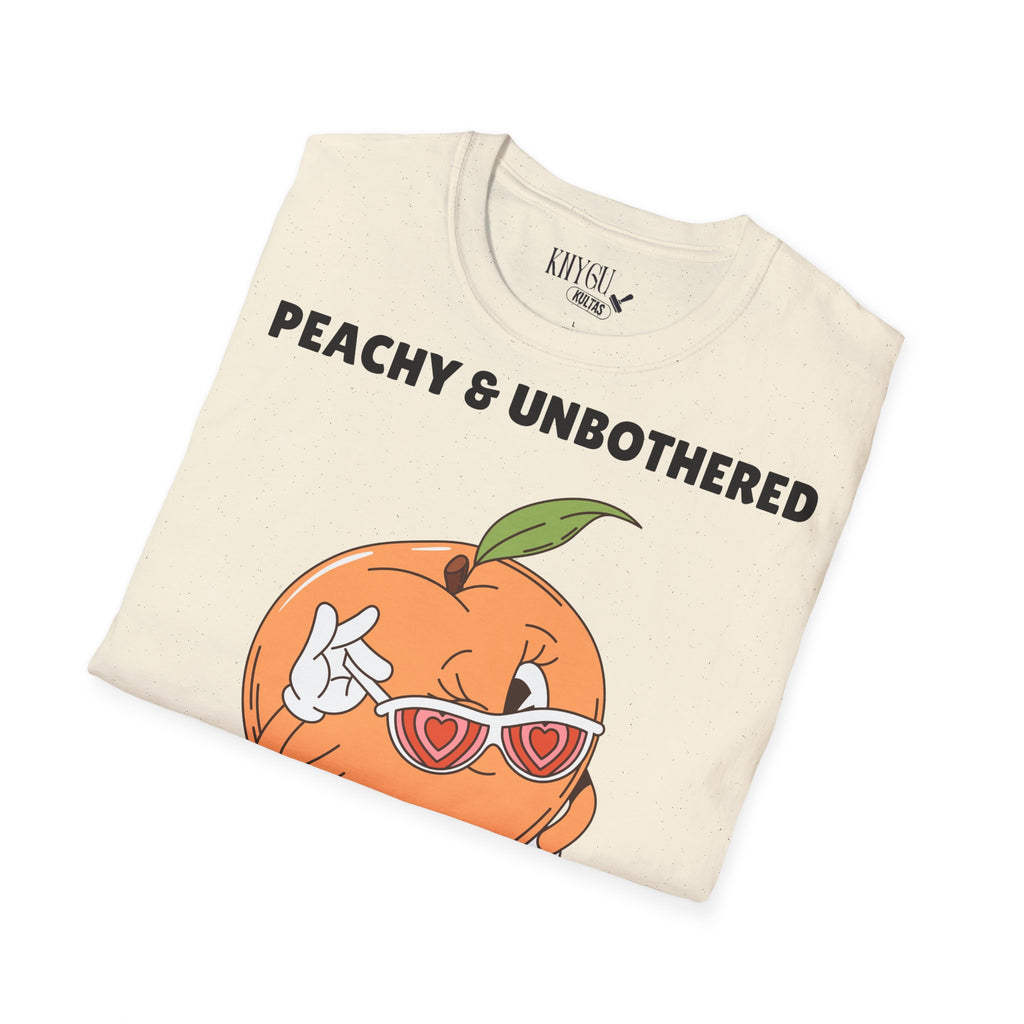 „Peachy & Unbothered“ marškinėliai