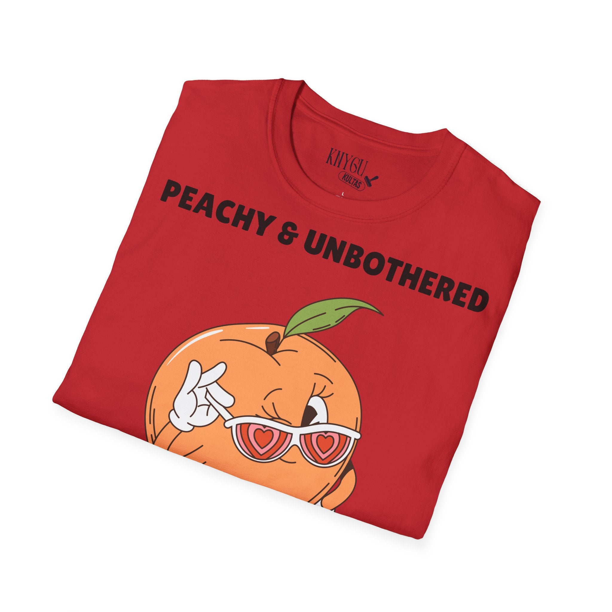 „Peachy & Unbothered“ marškinėliai