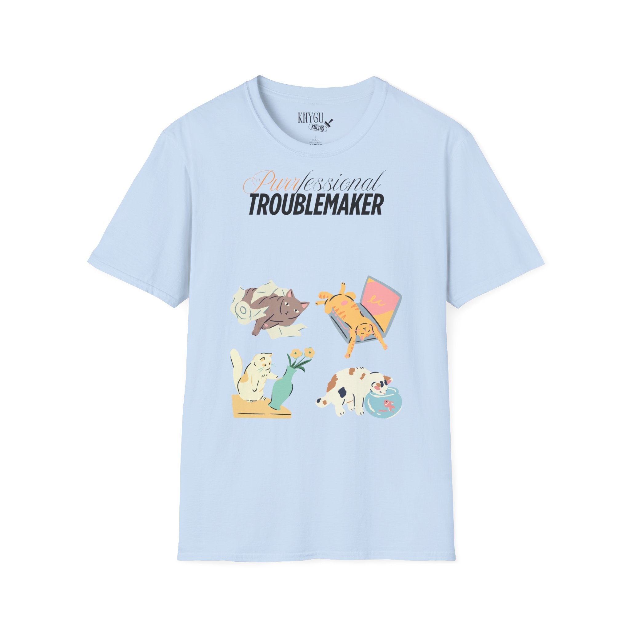 Purrfessional Troublemaker Unisex T-Shirt