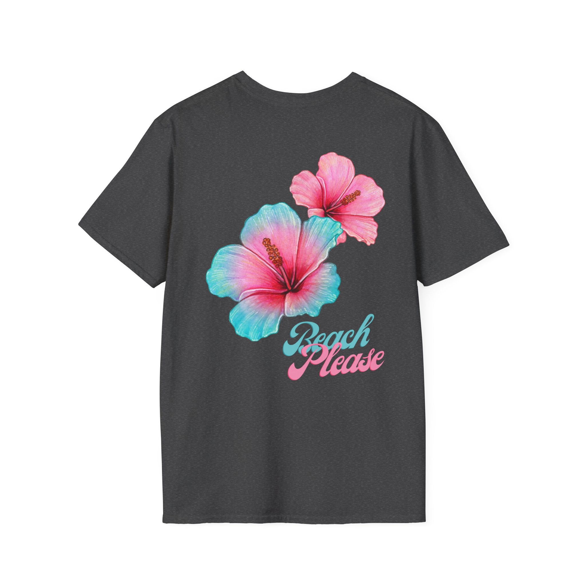 Beach Please floral print T-shirt