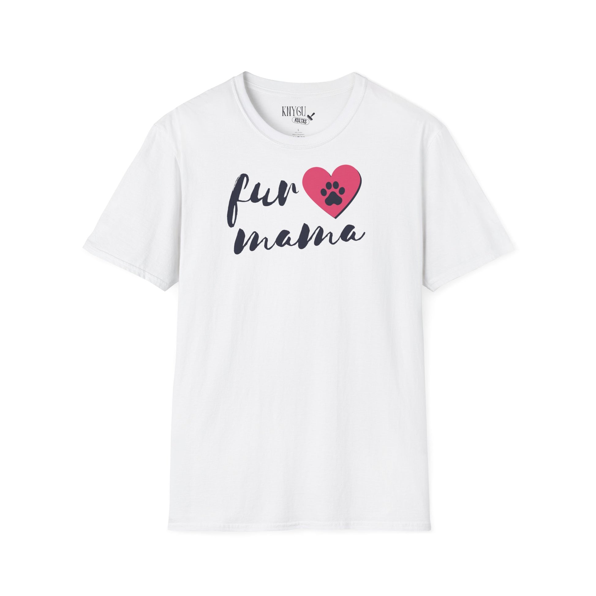 „Fur Mama“ marškinėliai gyvūnų mylėtojams