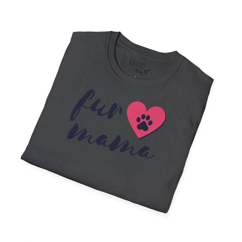 „Fur Mama“ marškinėliai gyvūnų mylėtojams