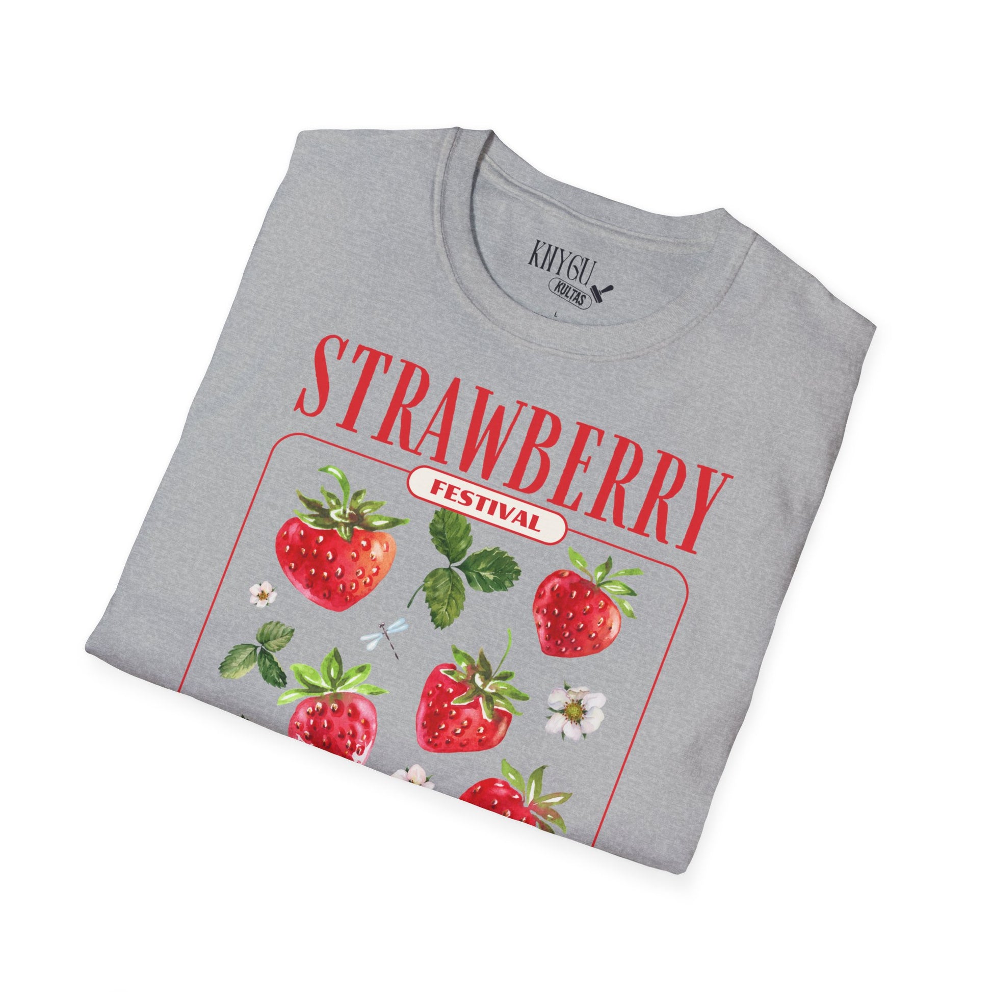 „Strawberry Festival“ unisex marškinėliai