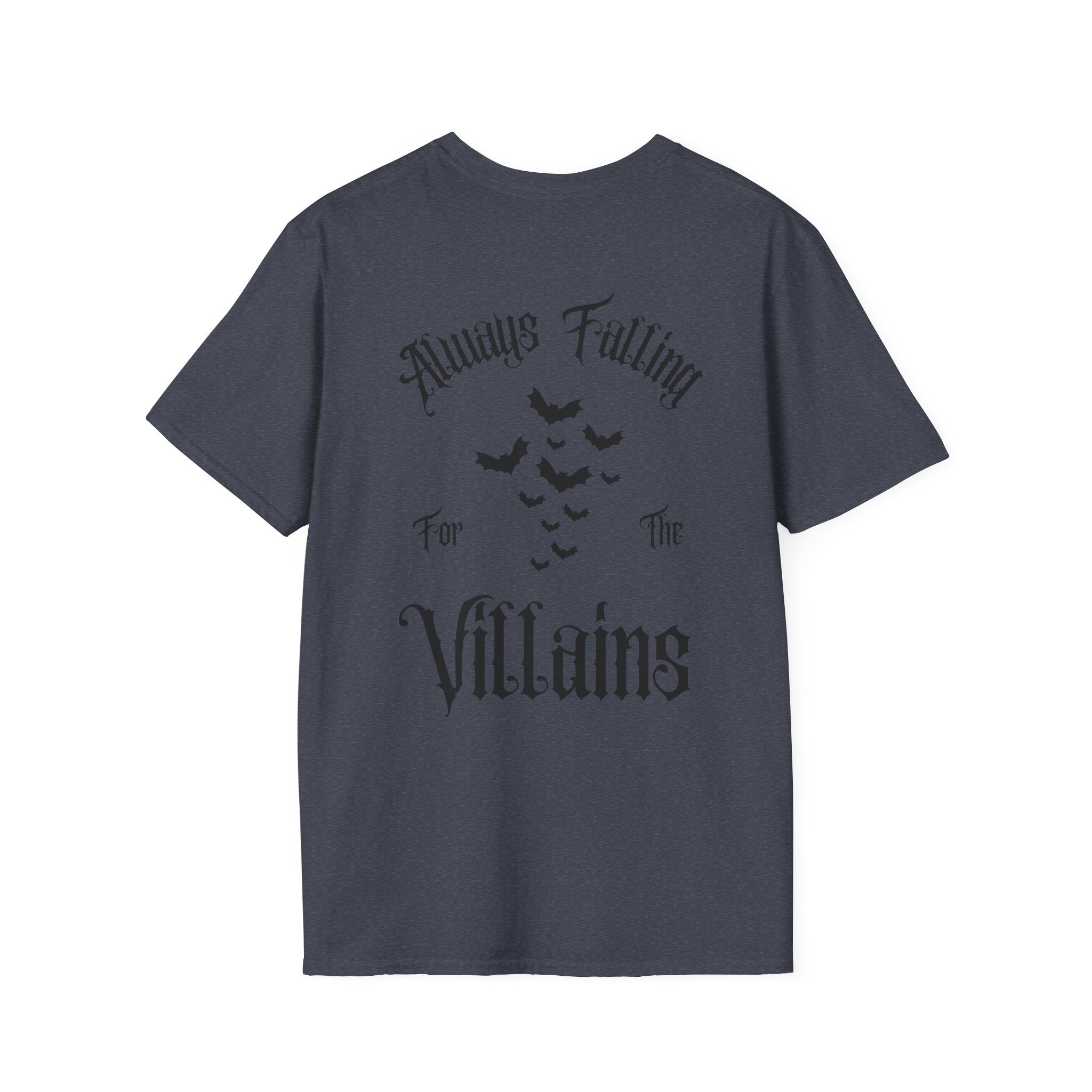 "Always Falling for the Villains" T-shirt