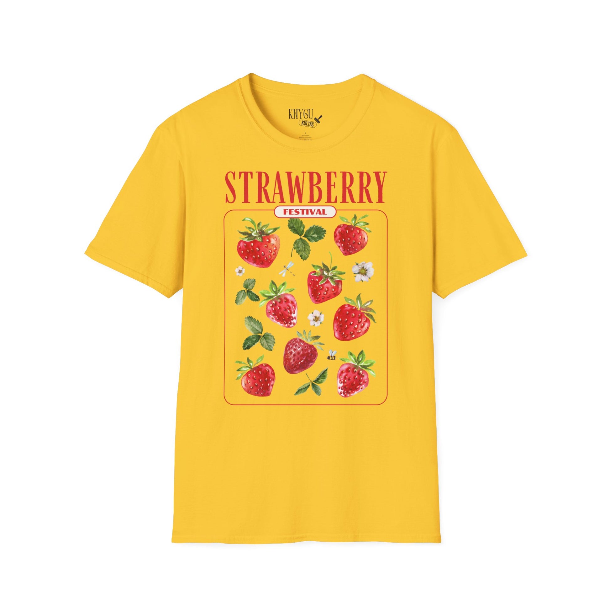 „Strawberry Festival“ unisex marškinėliai