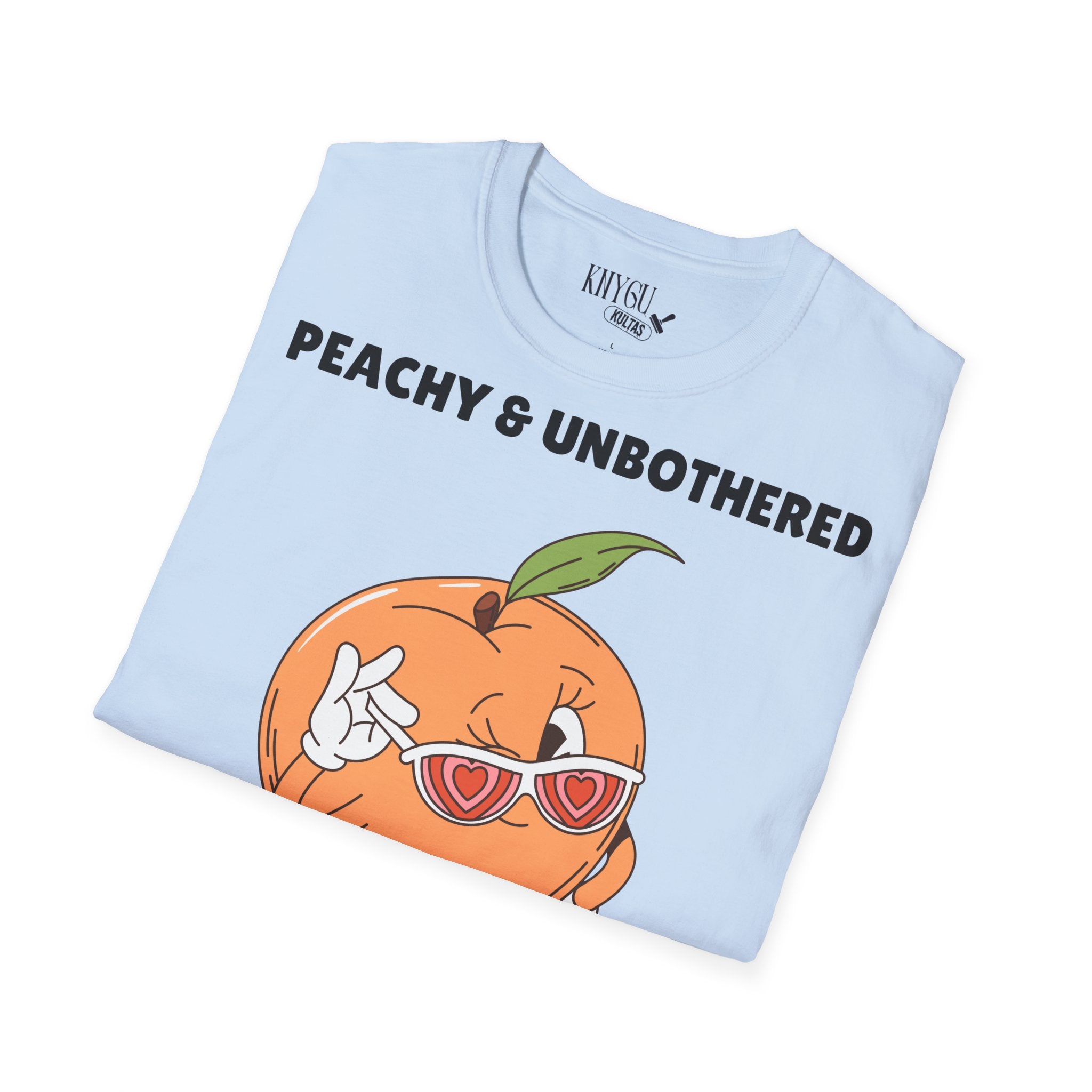 „Peachy & Unbothered“ marškinėliai